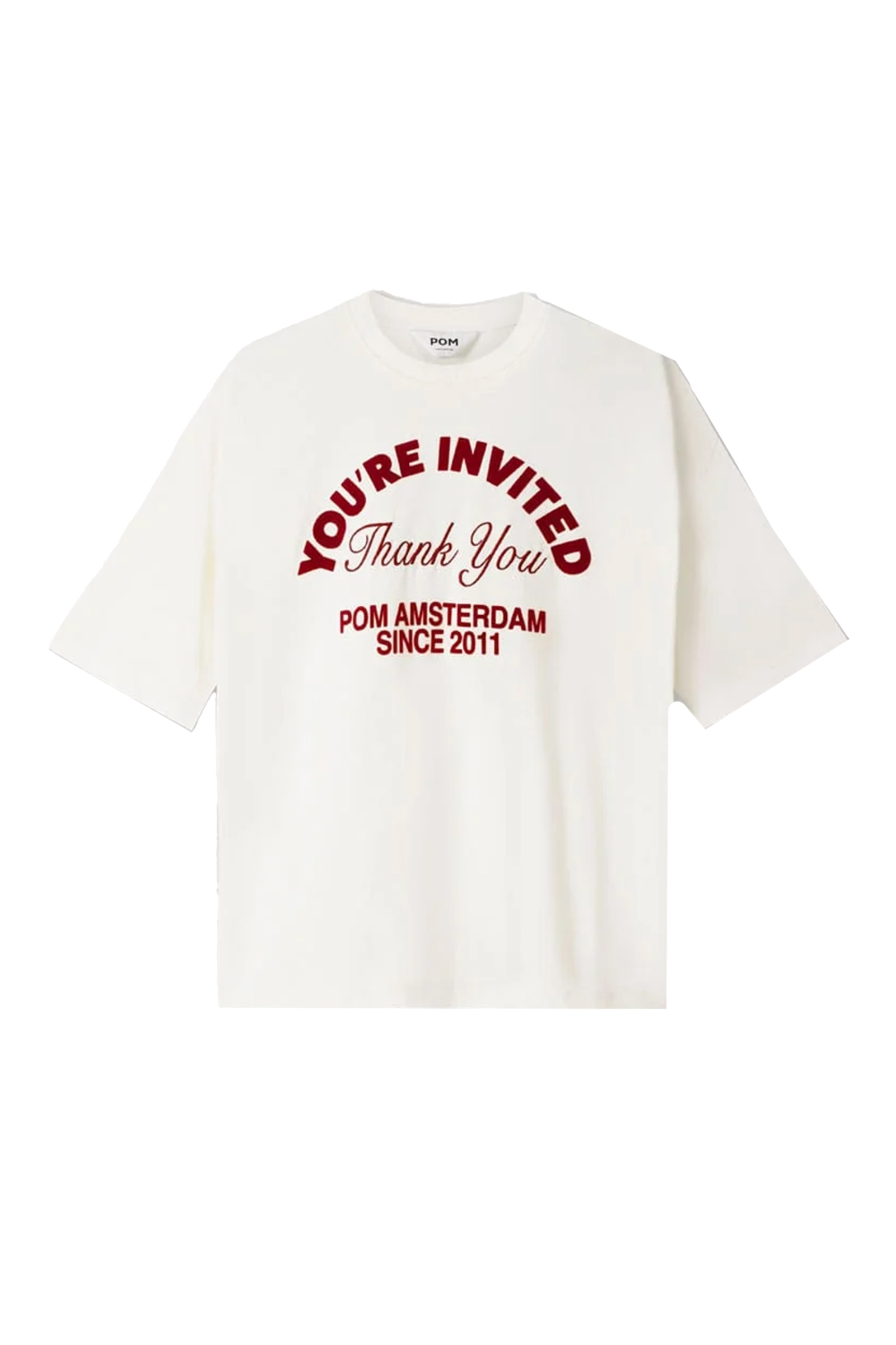 Dames t-shirt korte mouw ecru