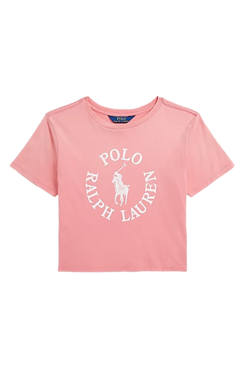 Meisjes t-shirt korte mouw rose