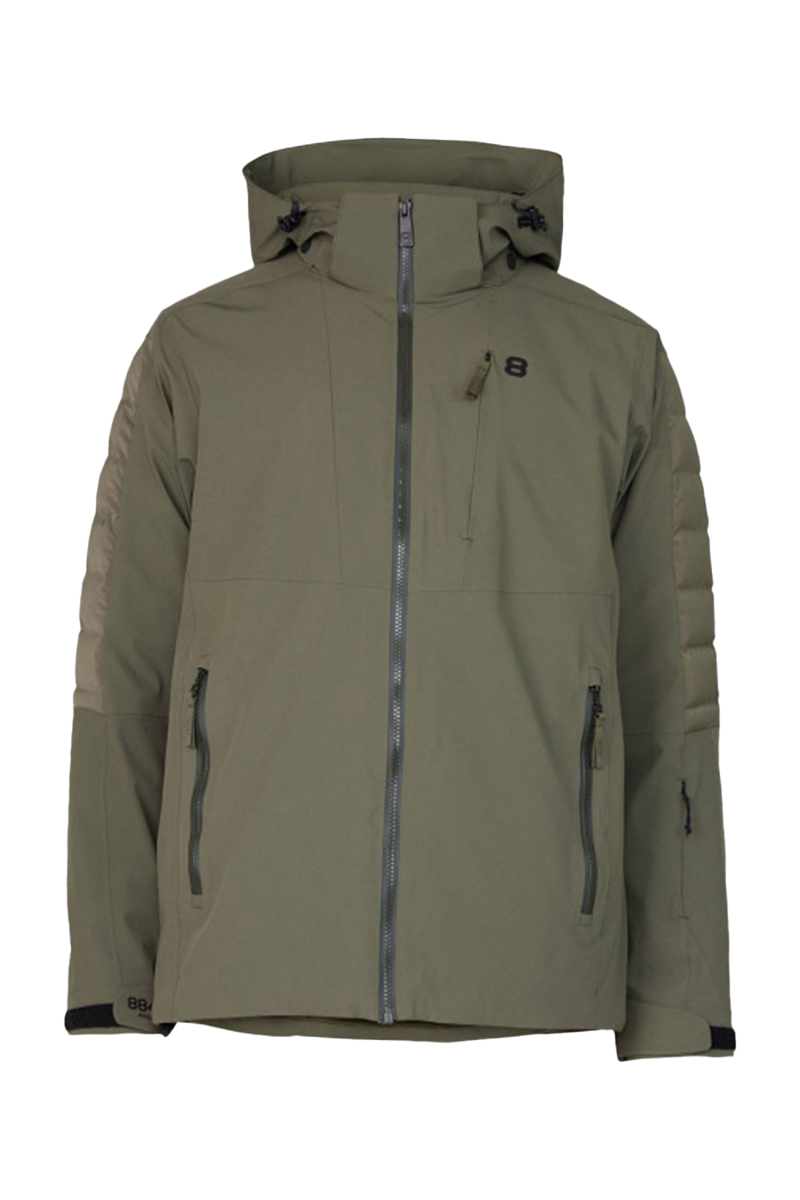 Wintersport heren jack groen