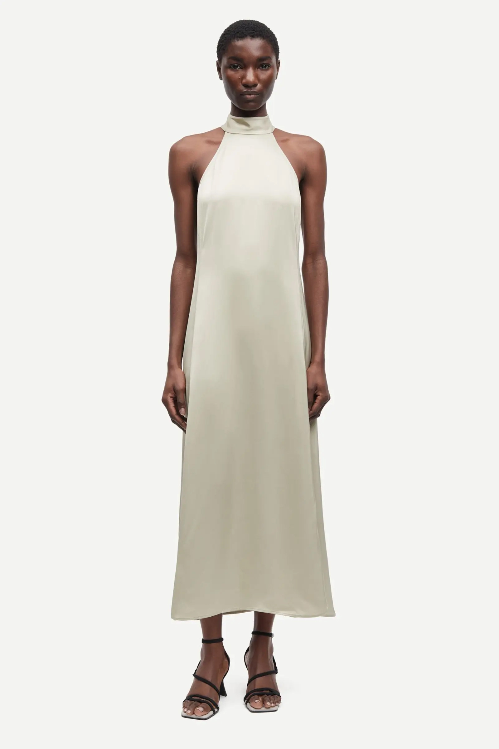 Samsøe Samsøe Sanettle dress bruin/beige-1 2