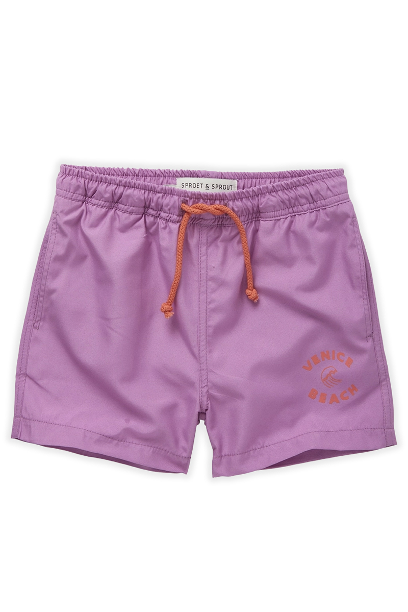 Sproet & Sprout Woven swim short Venice beach Paars-1 1