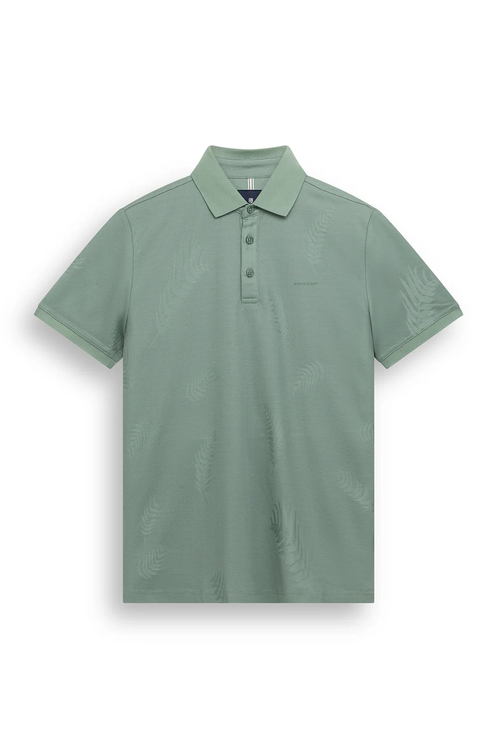 Heren polo korte mouw groen