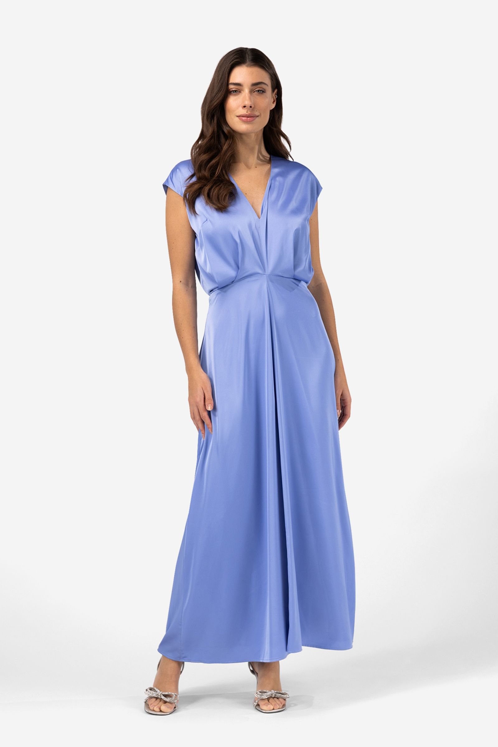 Dames jurk blauw