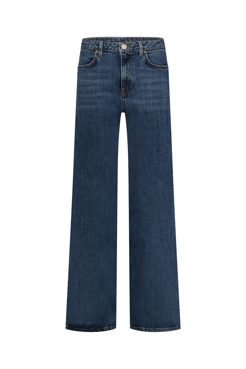 Dames broek blauw