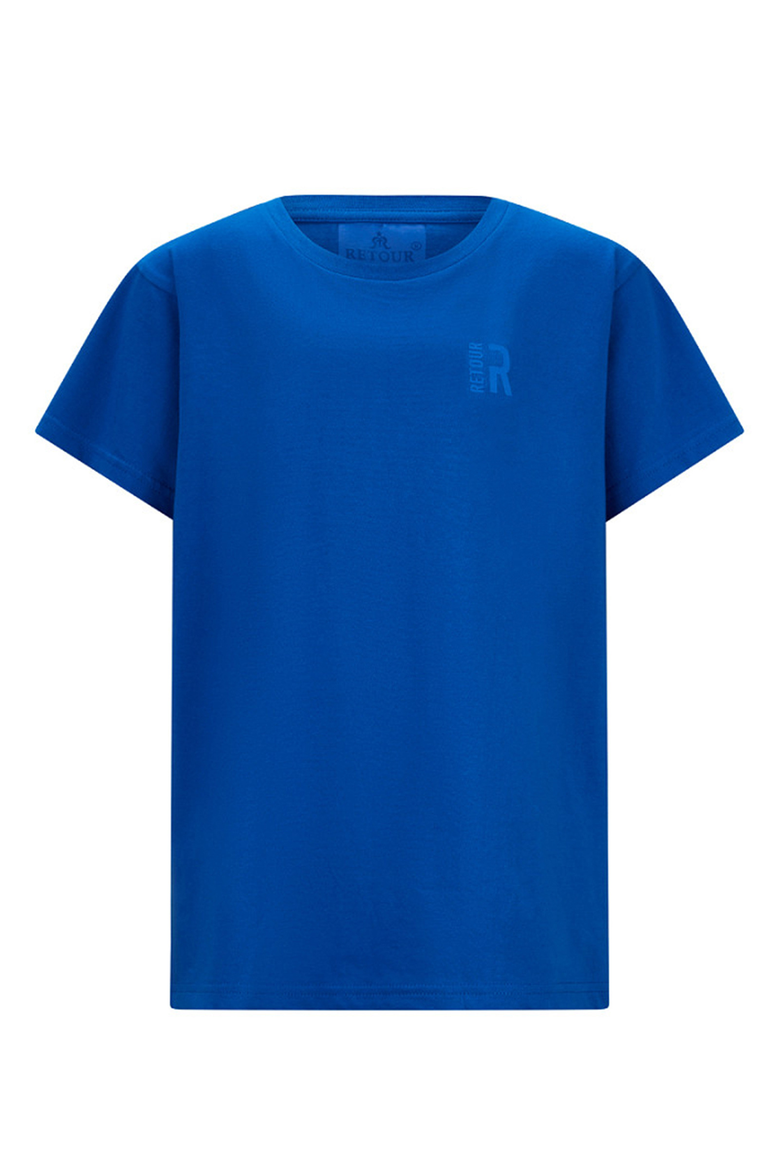 Jongens t-shirt korte mouw blauw