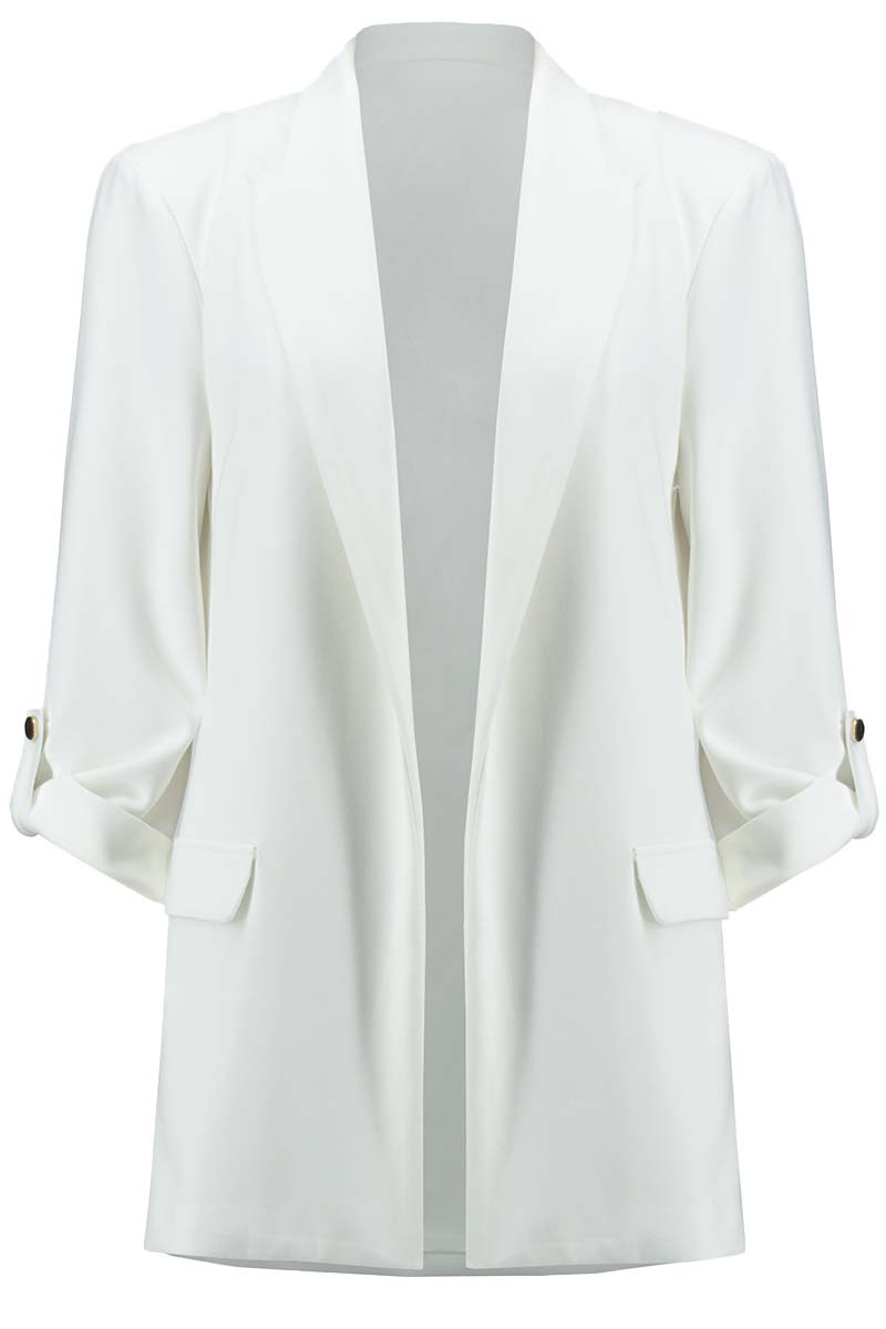 Dames blazer ecru