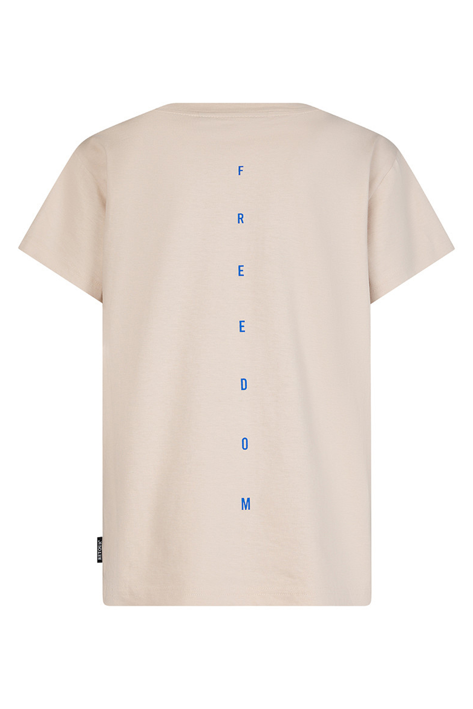 Jongens t-shirt korte mouw bruin