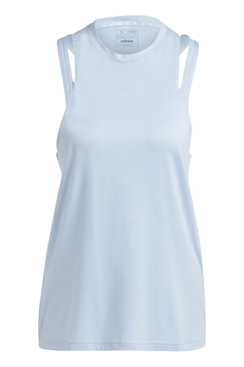 Adidas Fitness dames singlet Blauw-1 1