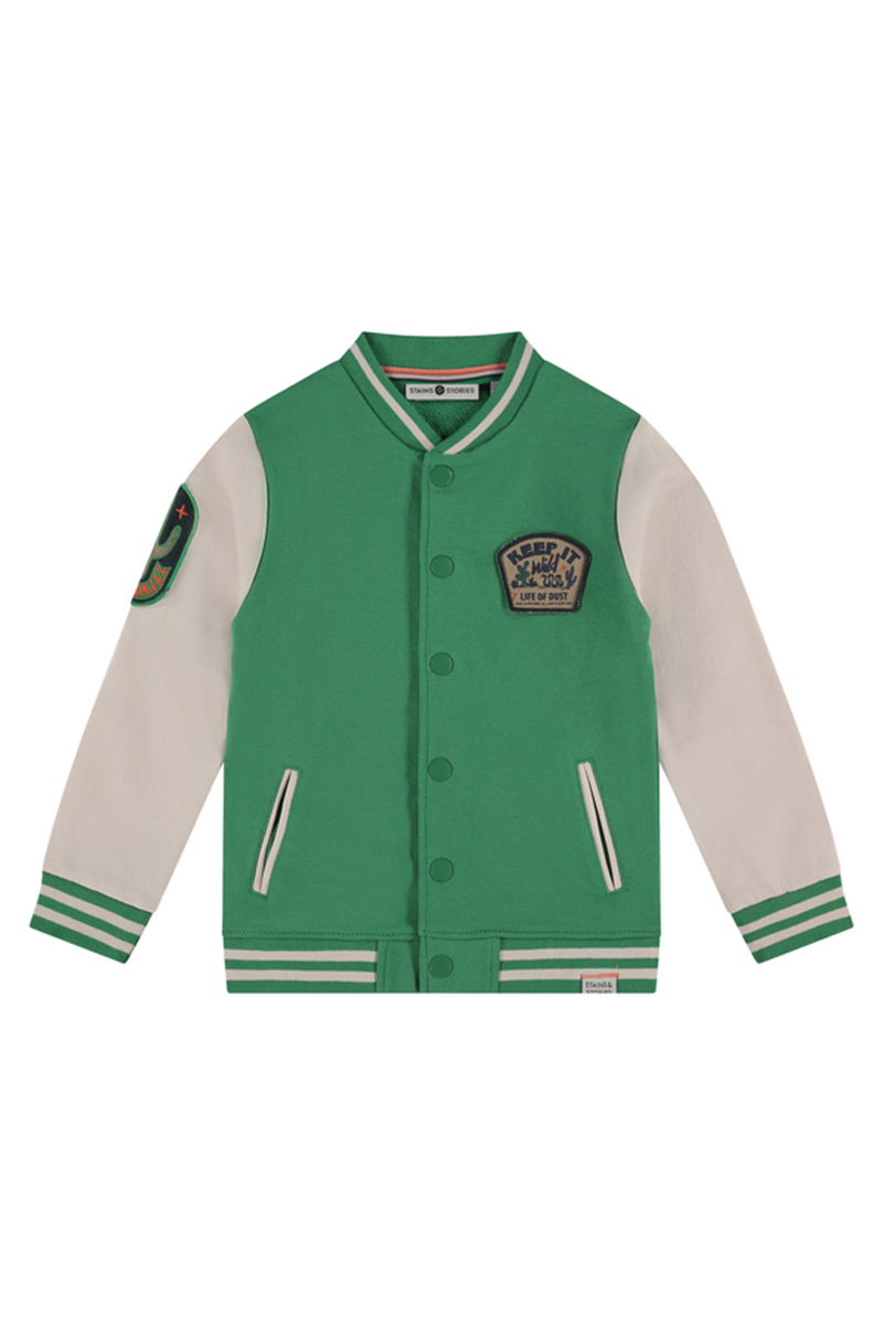 Jongens vest groen