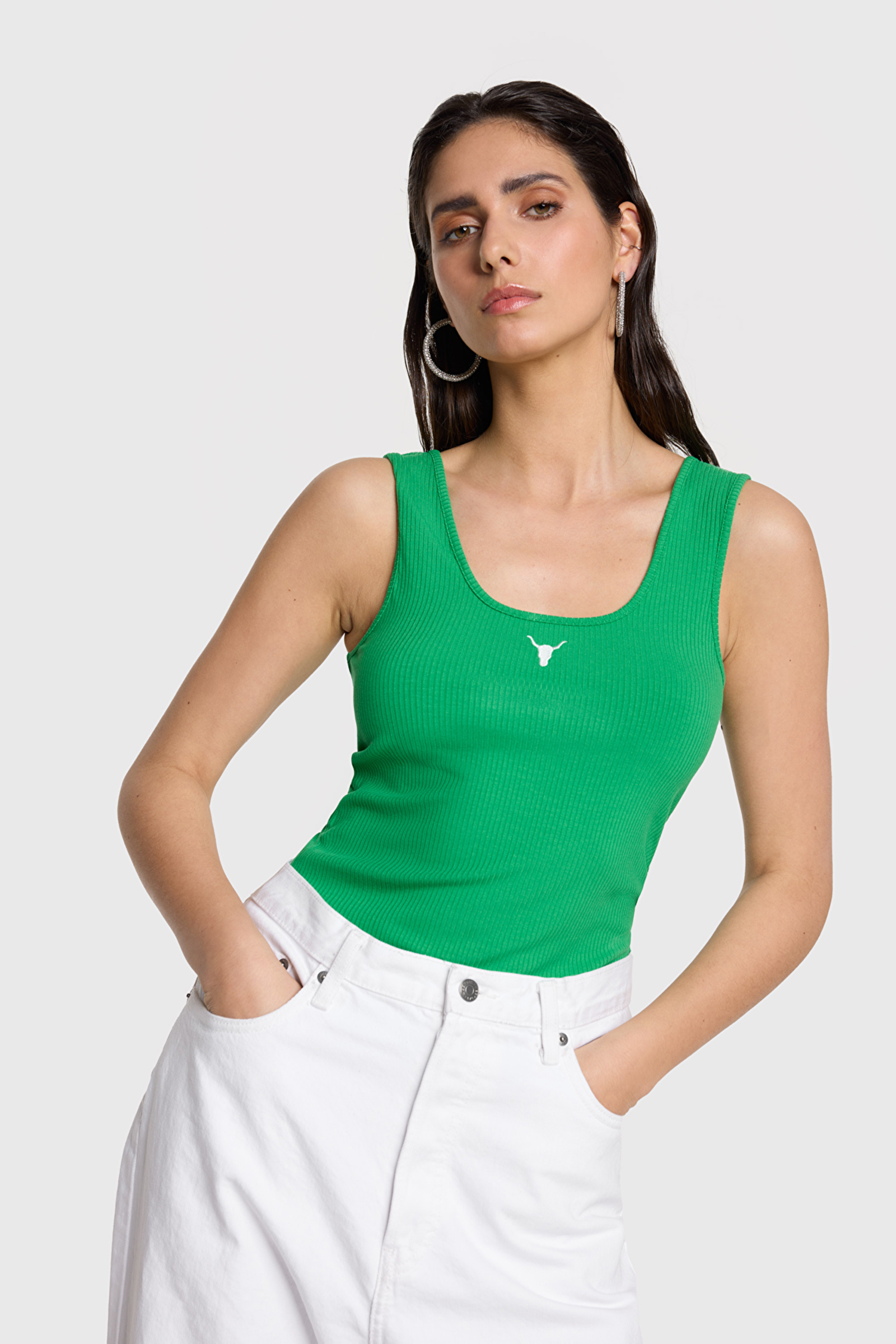 Dames top groen