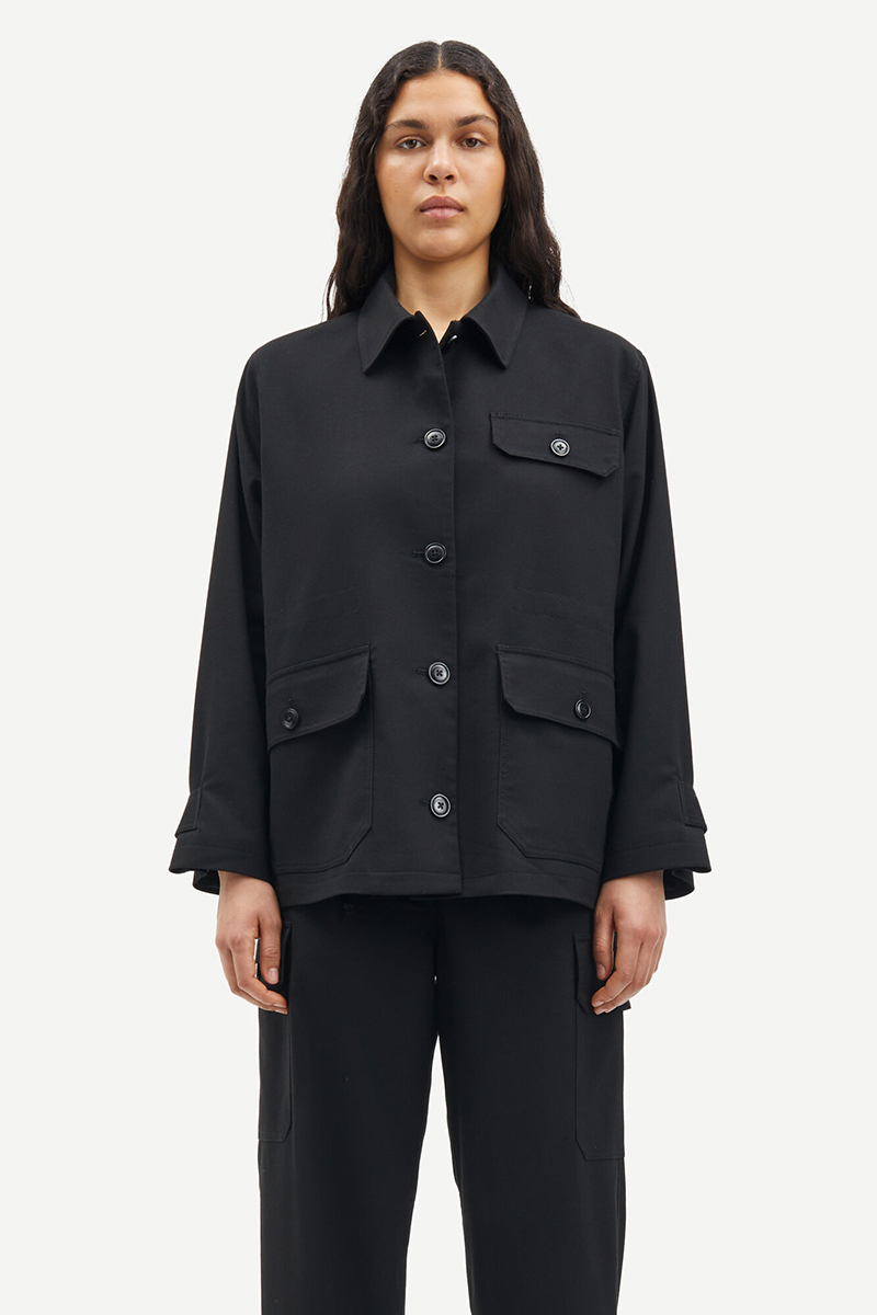 Dames blazer zwart