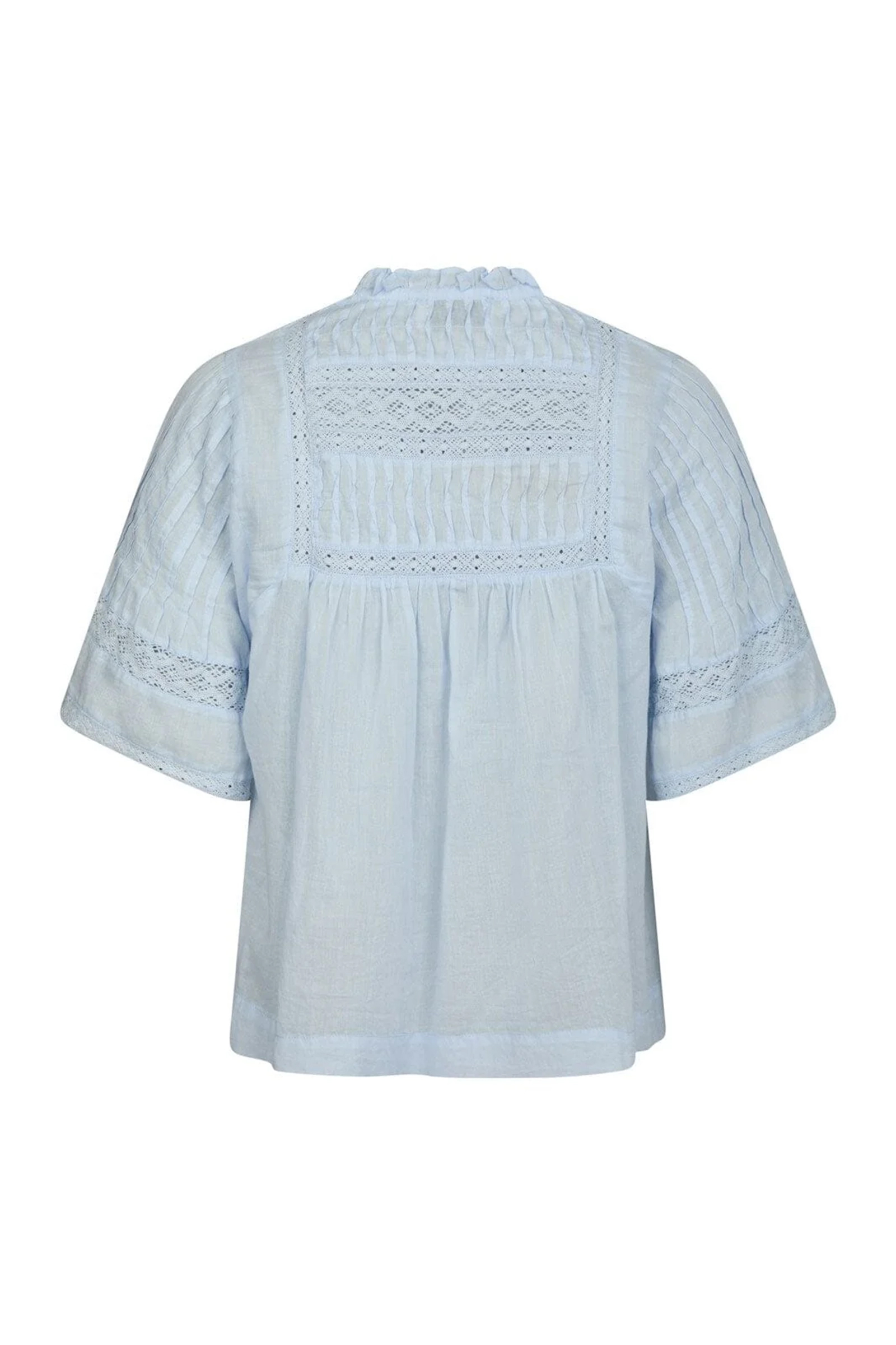 Neo Noir Siama S Voile Blouse Blauw-1 2