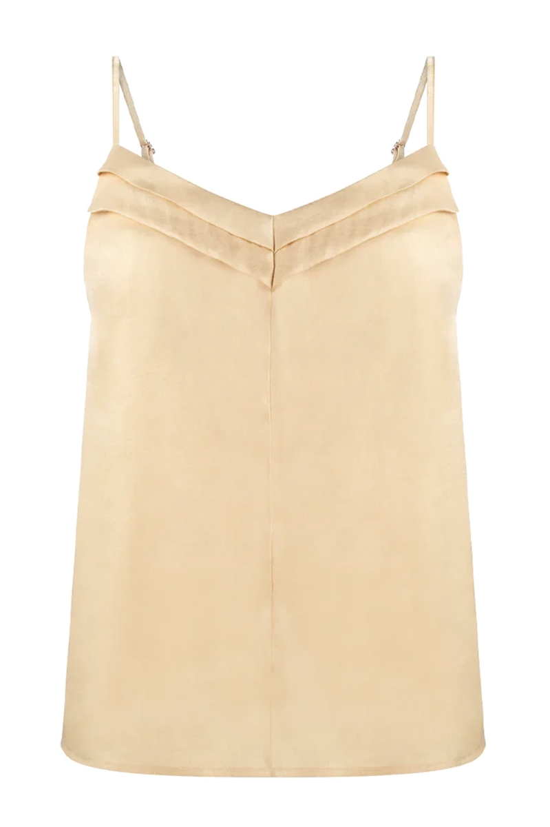 Dames top ecru