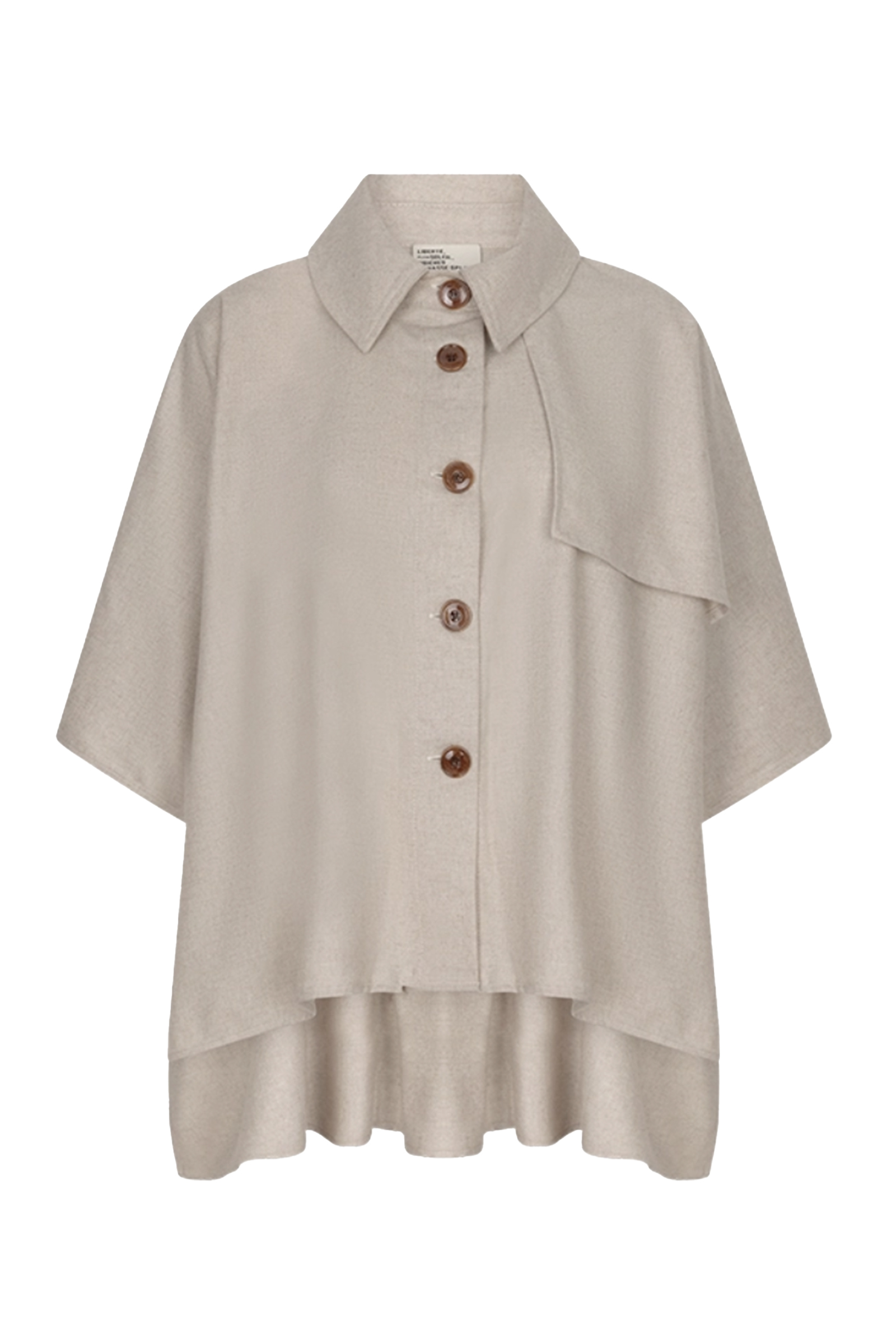 Dames blouse lange mouw ecru