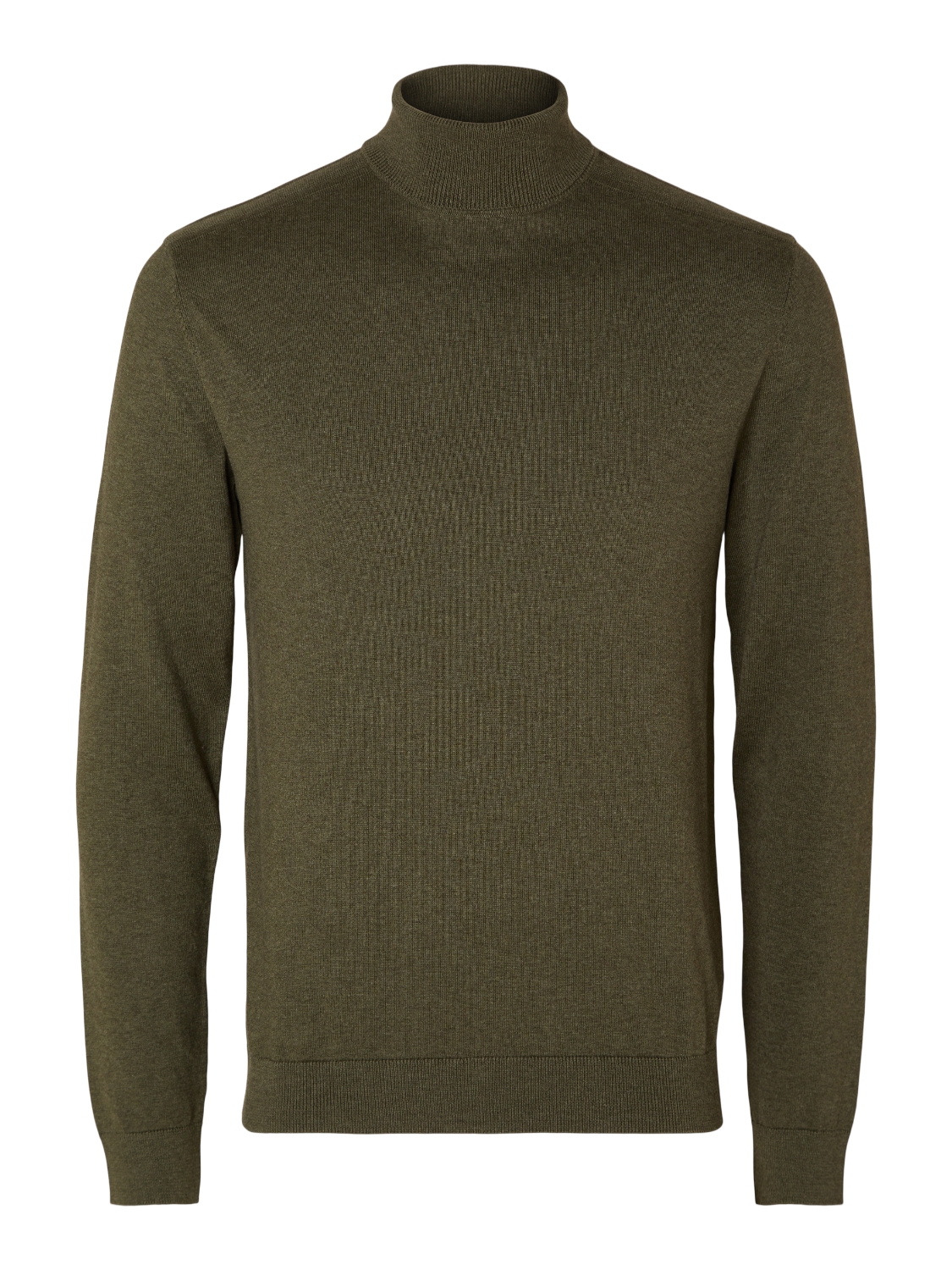 Selected SLHBERG ROLL NECK NOOS 182031001-Ivy Green/Melange 1