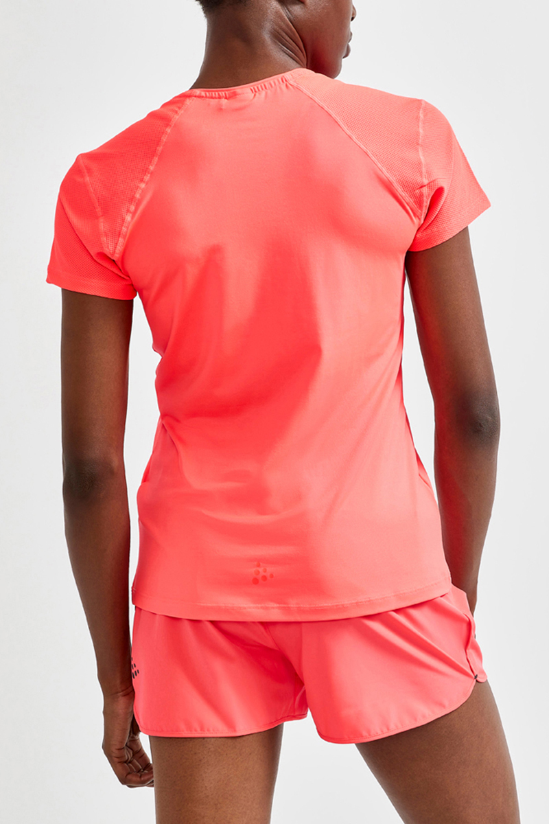 Craft ADV ESSENSE SS SLIM TEE W Rose-1 3