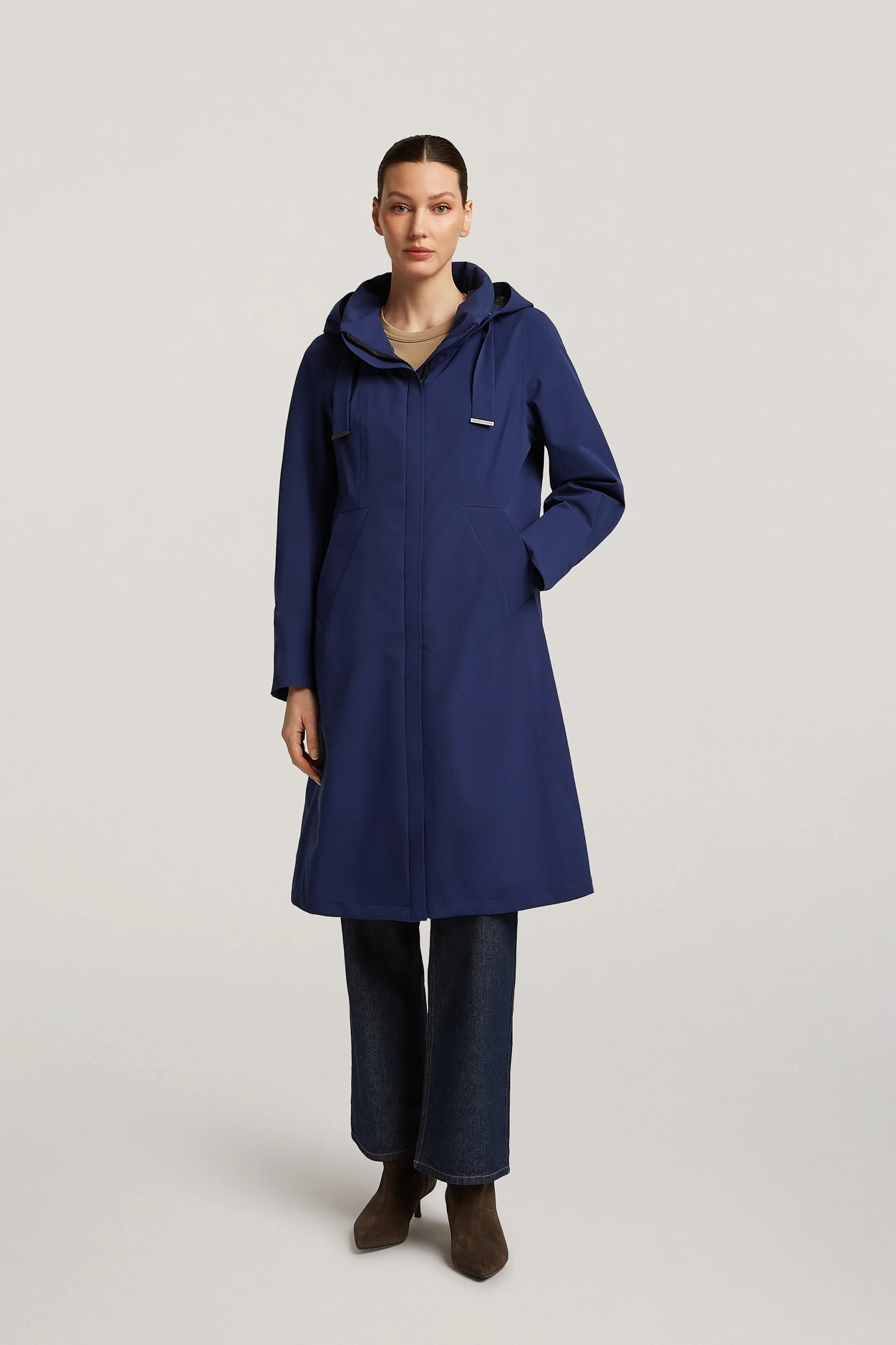 Dames jas blauw