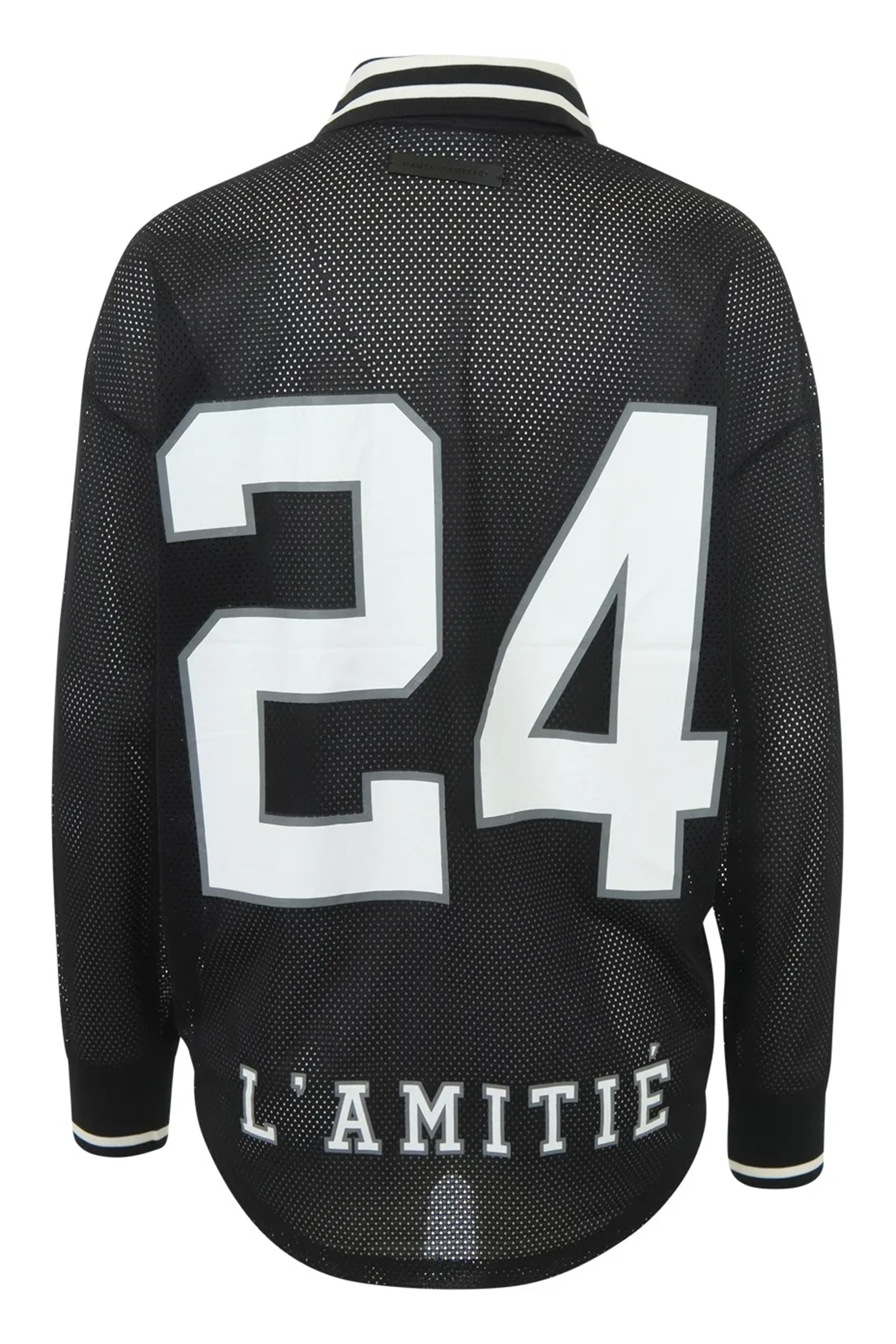 Dames blouse lange mouw zwart