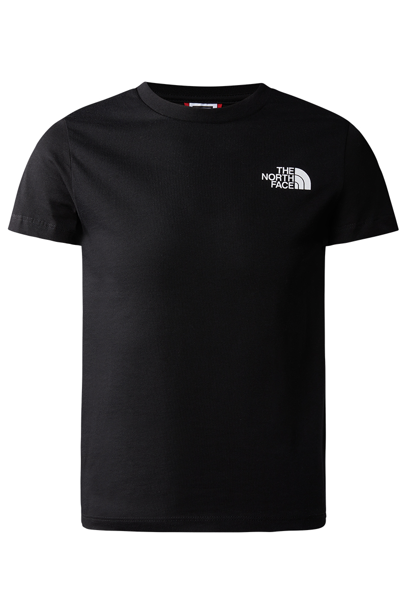 The North Face TEEN S/S SIMPLE DOME TEE Zwart-1 1