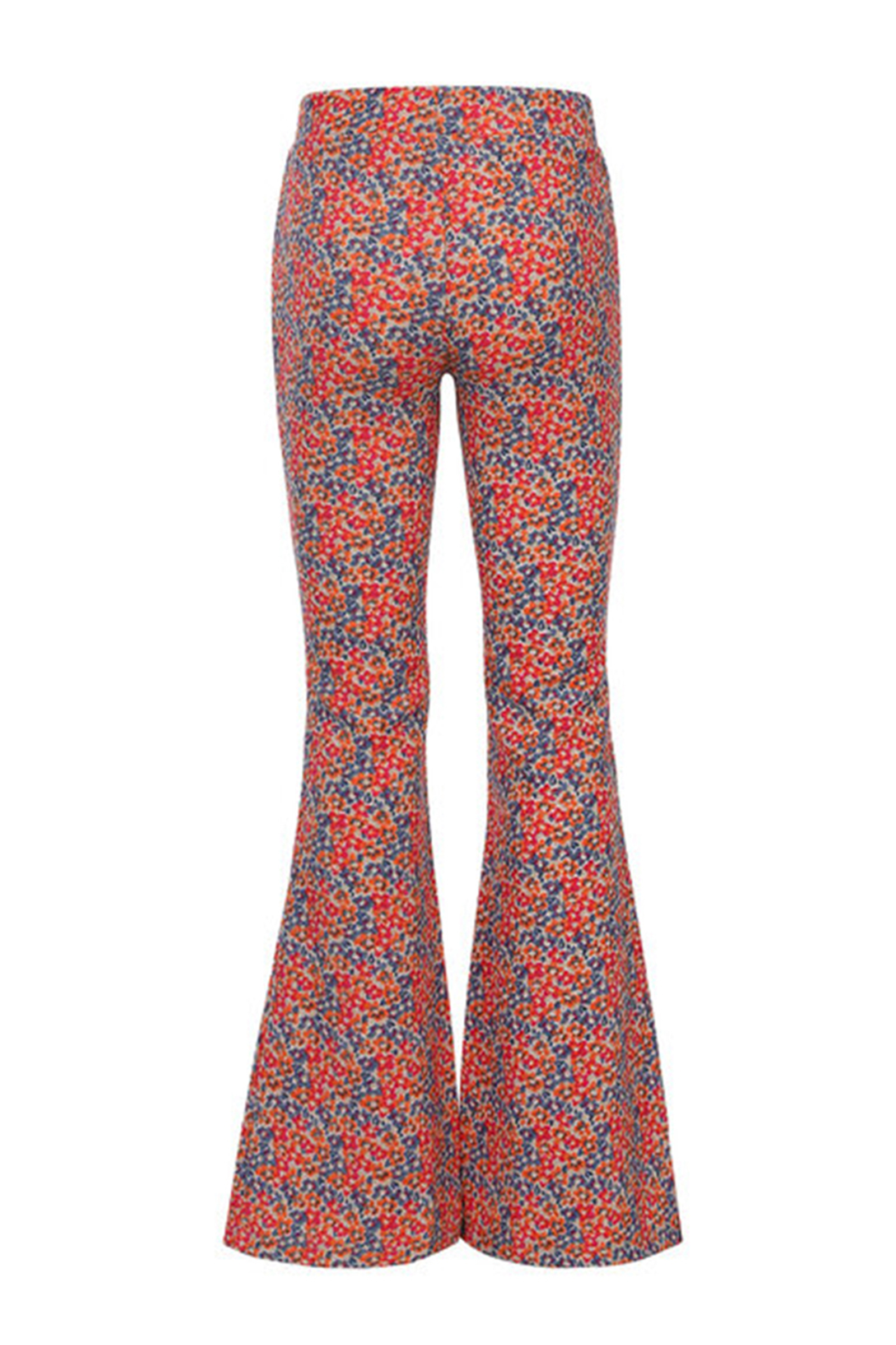 LOOXS LITTLE Little crinckle flare pants Oranje-1 2