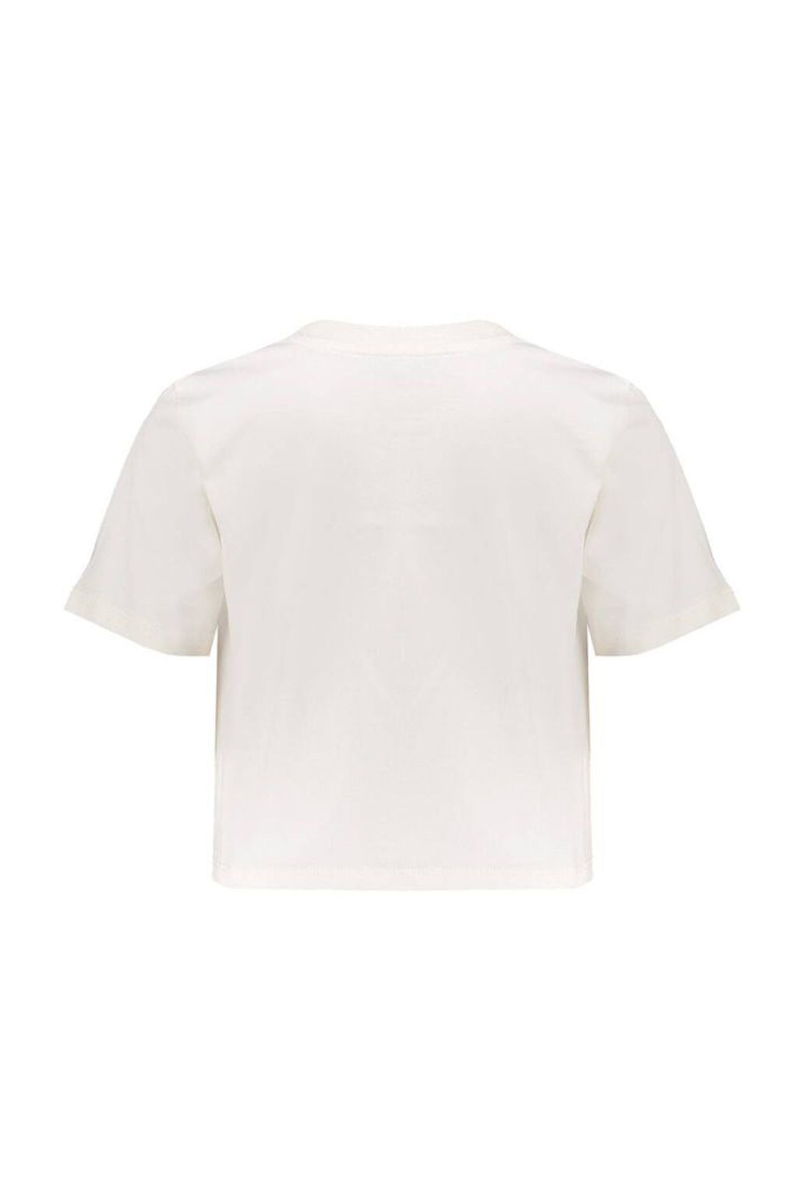 Meisjes t-shirt korte mouw wit