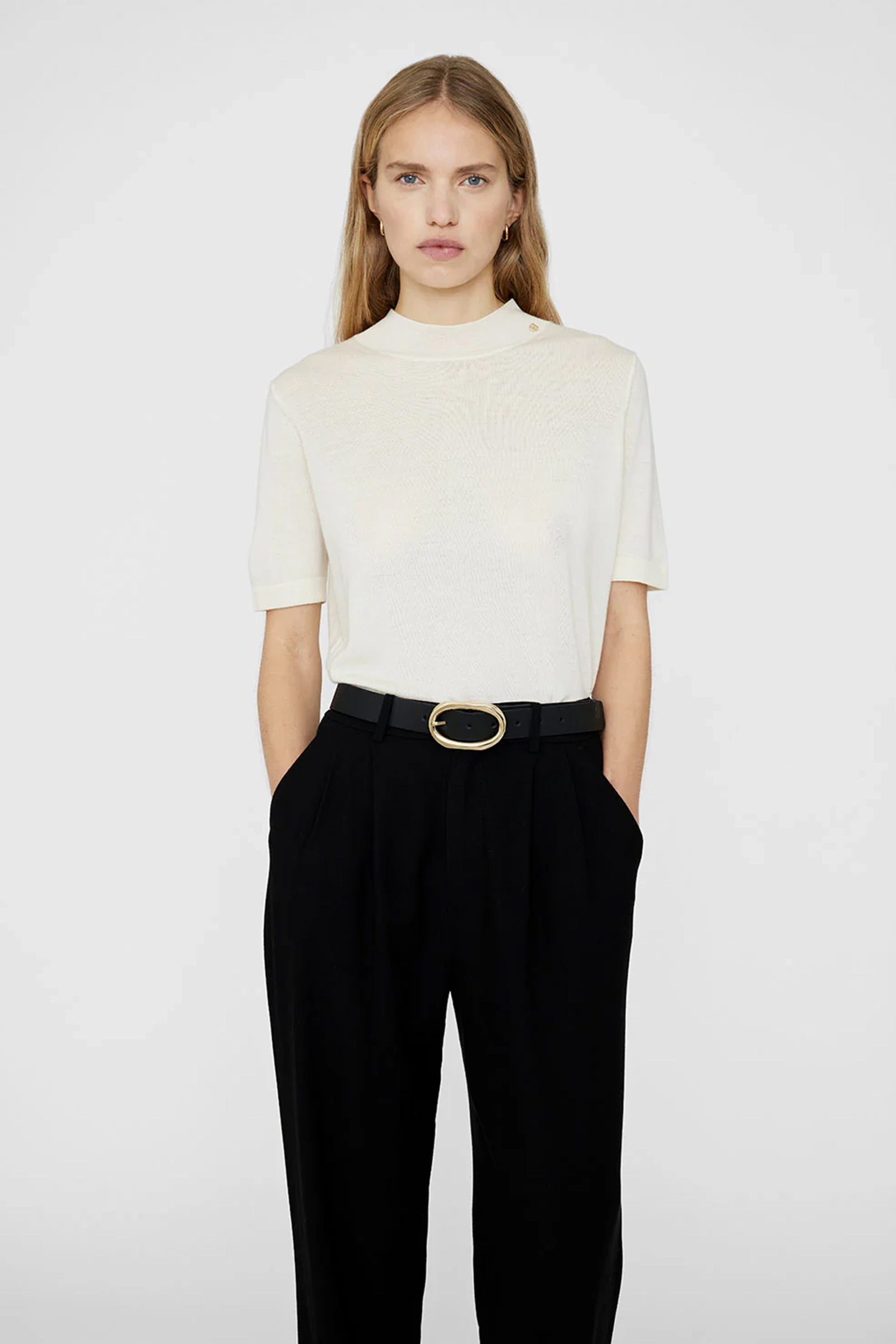 Dames riem zwart