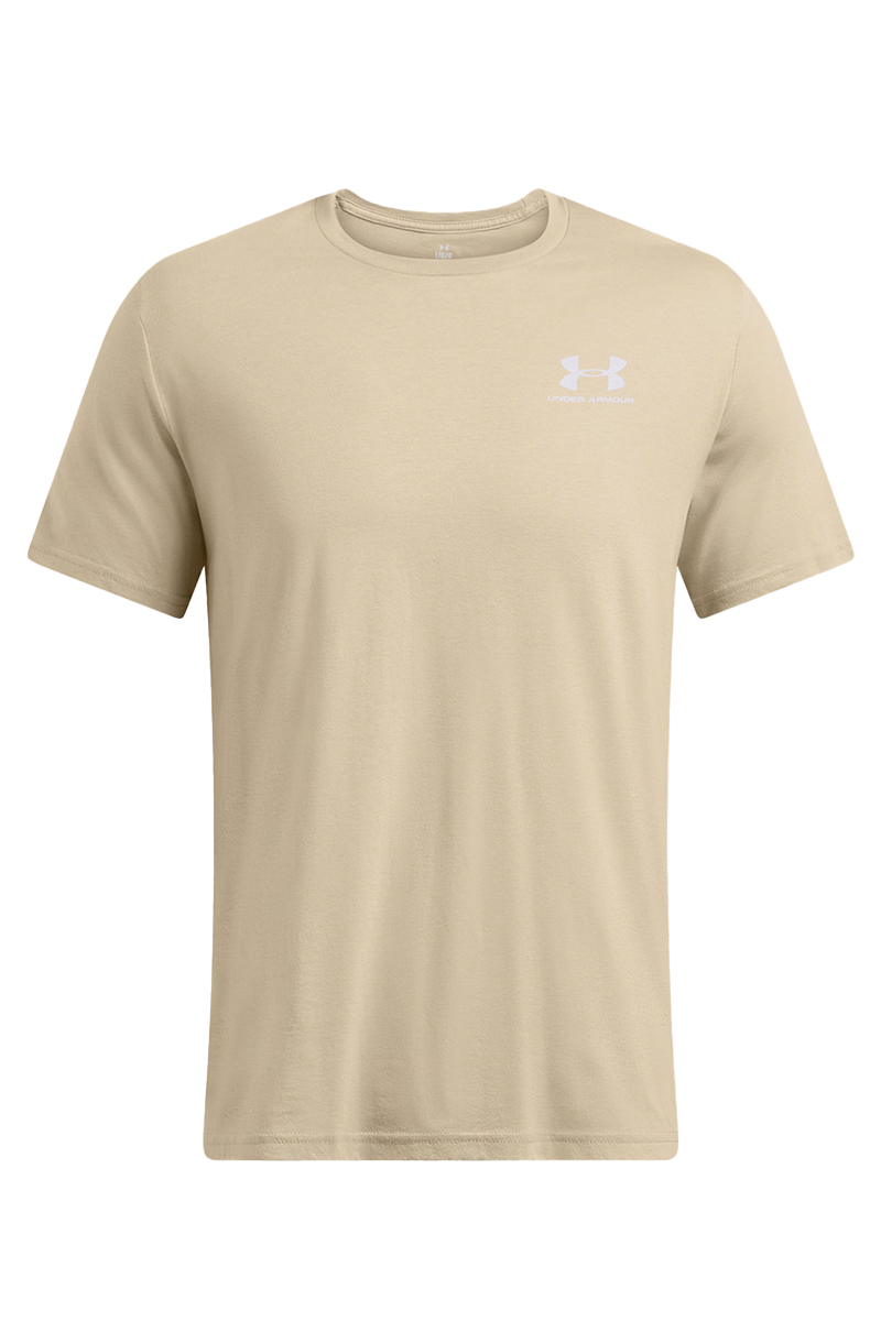 Casual heren t-shirt km bruin