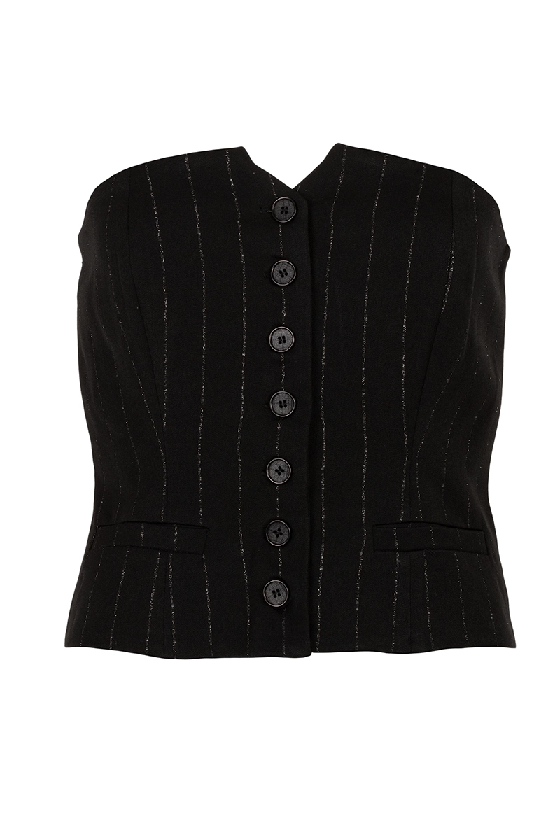Dames gilet zwart