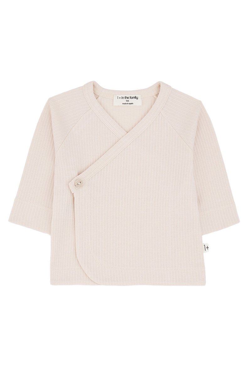 Baby t-shirt lange mouw rose