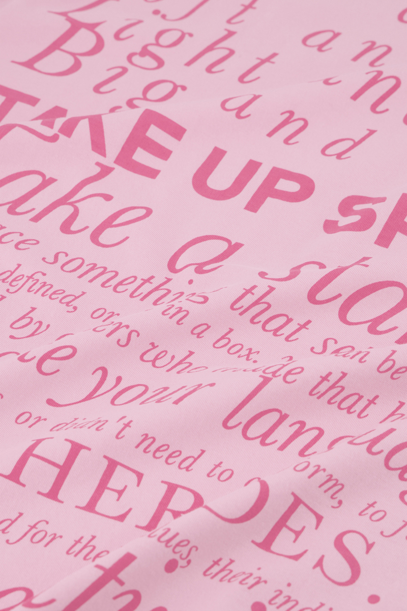 Fabienne Chapot Fay Poem Pink T-shirt Rose-1 2