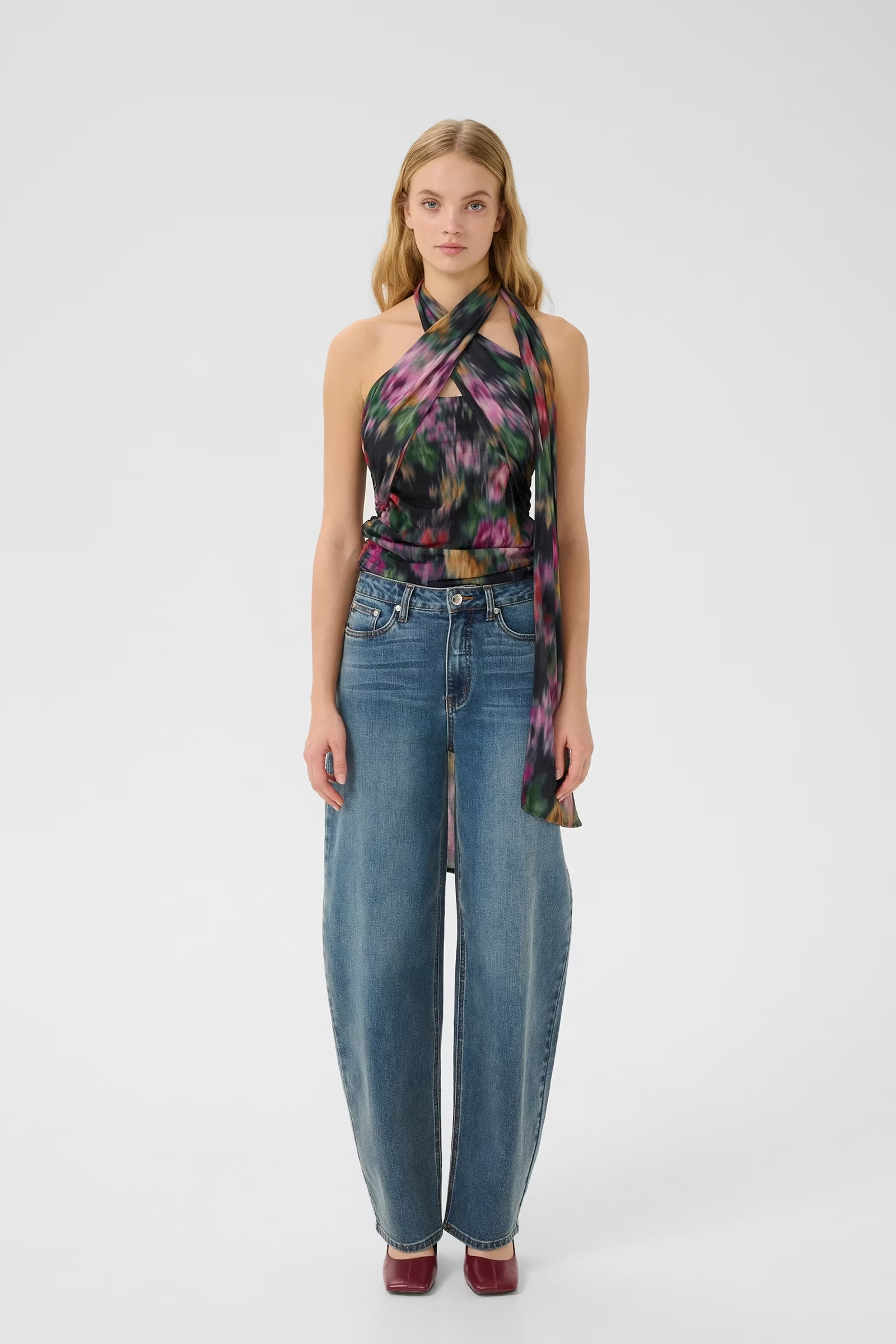 Dames jeans blauw