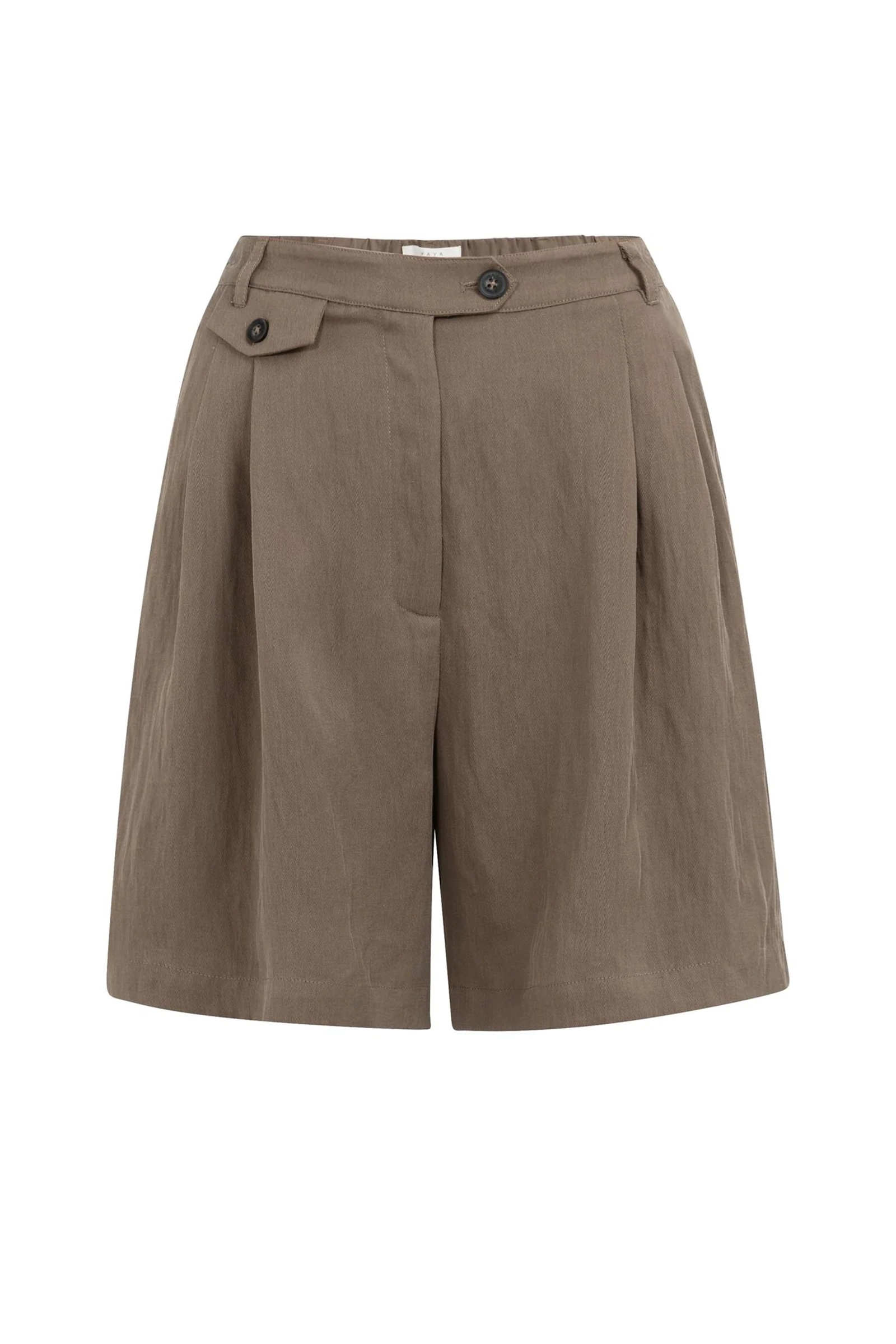 Dames short bruin