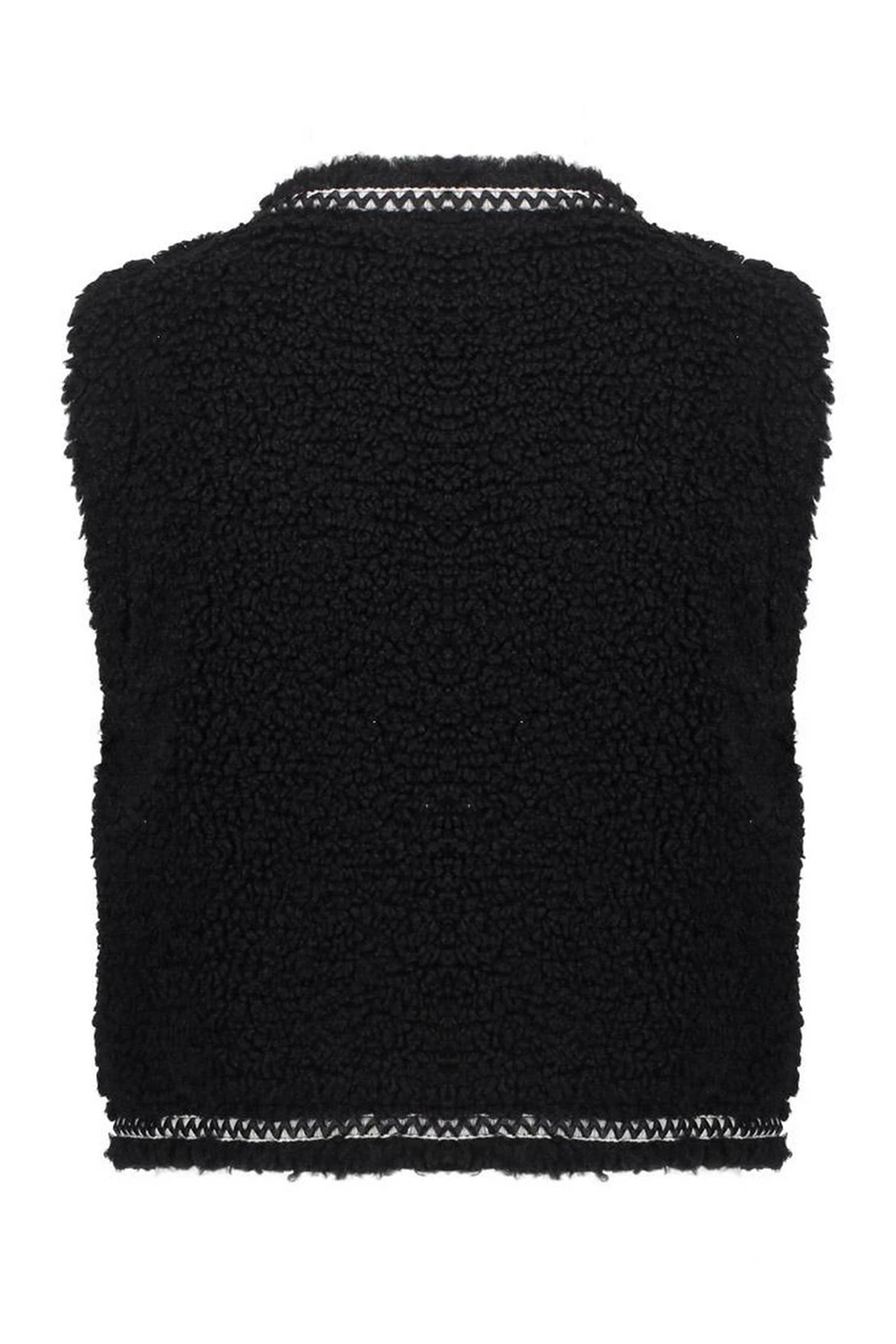 Meisjes gilet zwart