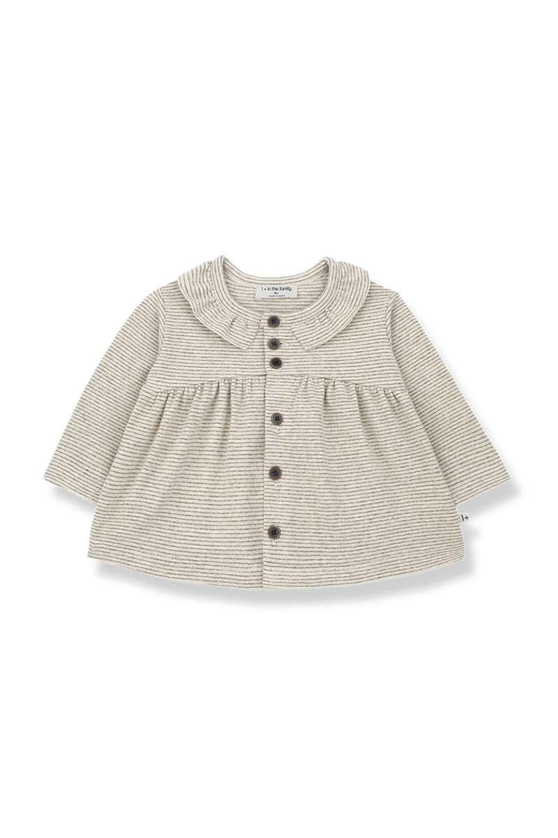 Baby t-shirt lange mouw ecru Baby t-shirt lange mouw ecru