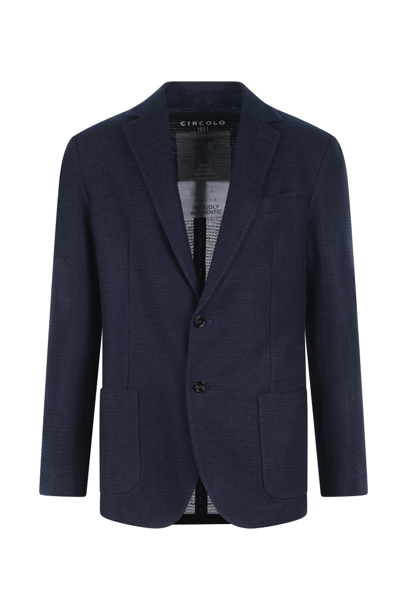Heren colbert blauw