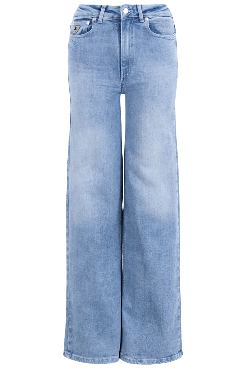 Lois palazzo jeans Blauw-1 1