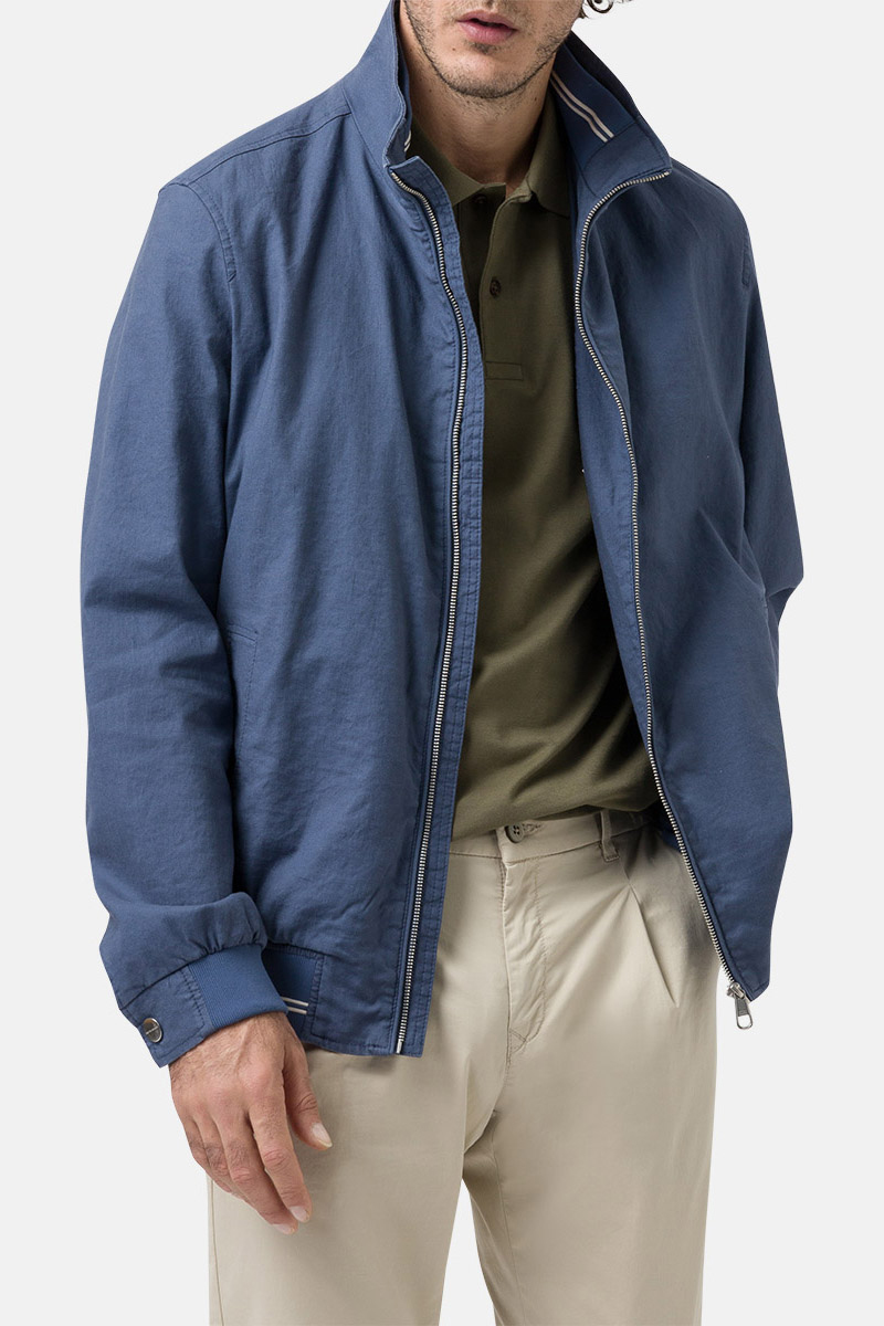 Heren jas blauw