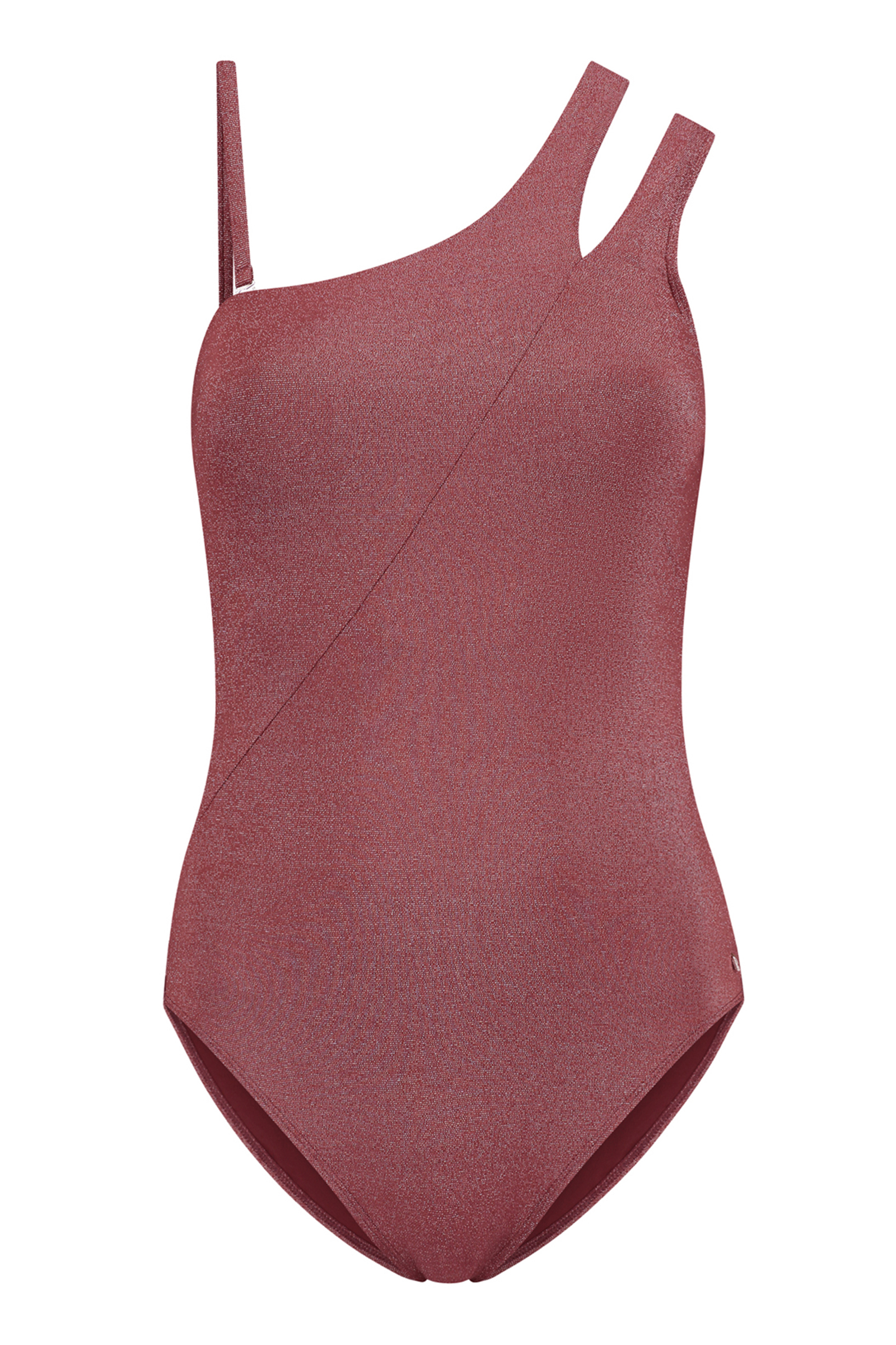 Bad/beach dames badpak modecup bruin