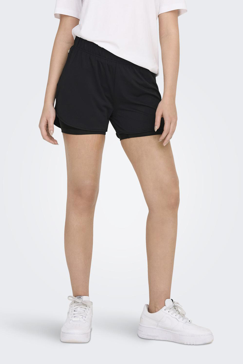 Fitness dames short zwart