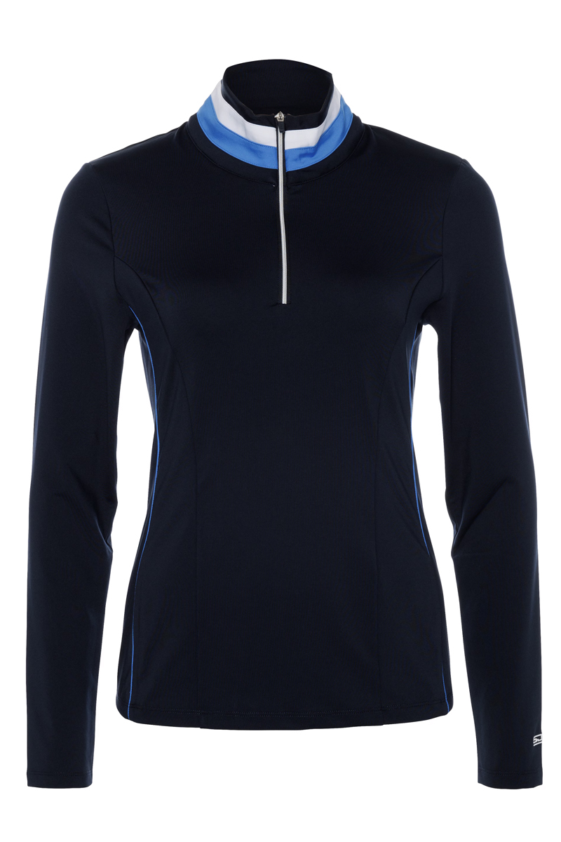 Tennis dames trainingsjack blauw