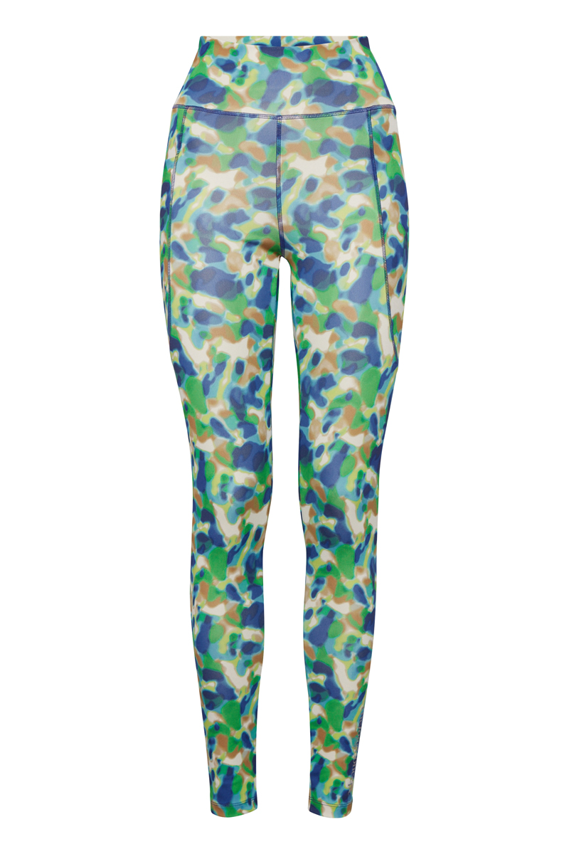 The Jogg Concept JCSONJA GRAPHIC LEGGINGS - JERSEY Groen-1 1