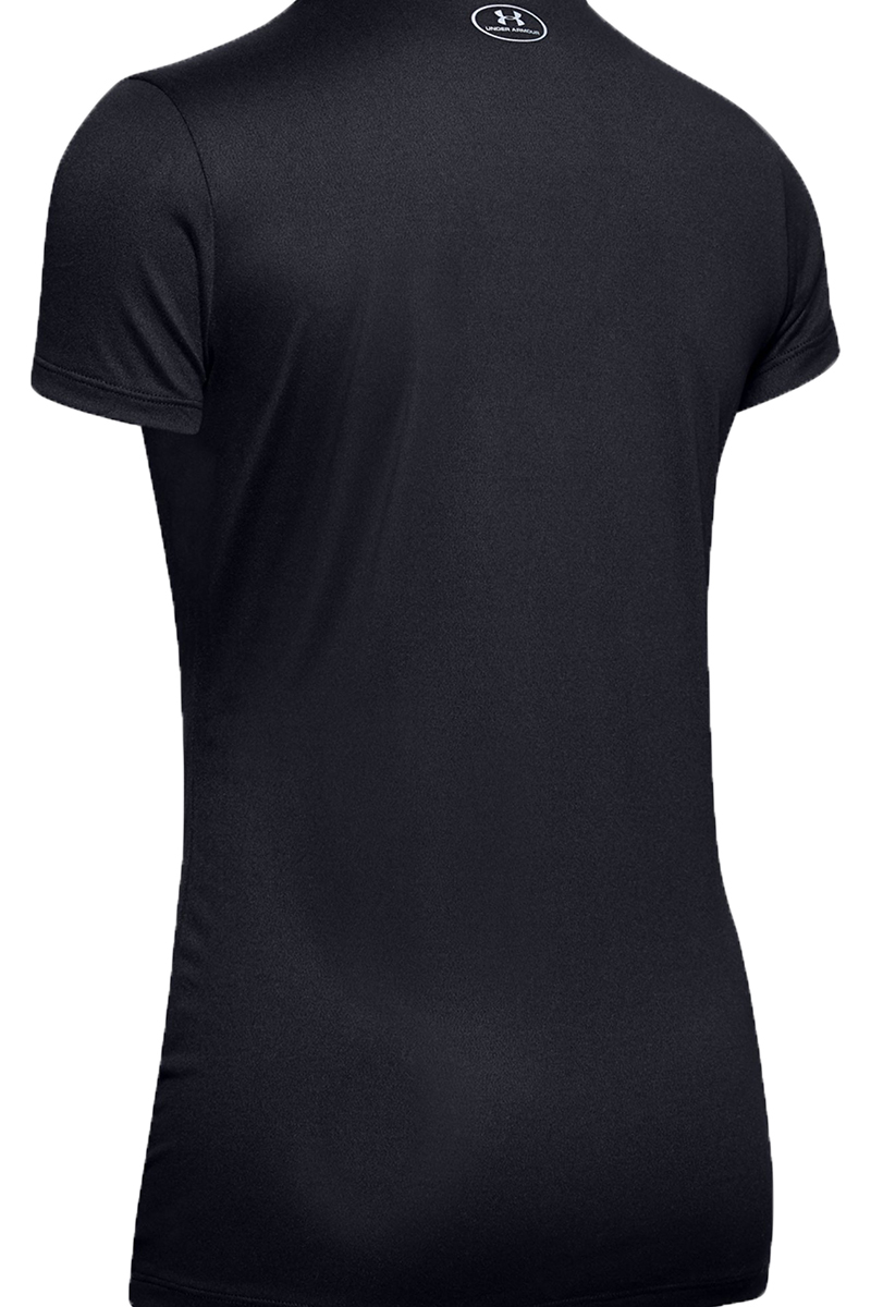 Under Armour Fitness dames t-shirt km Zwart-1 5
