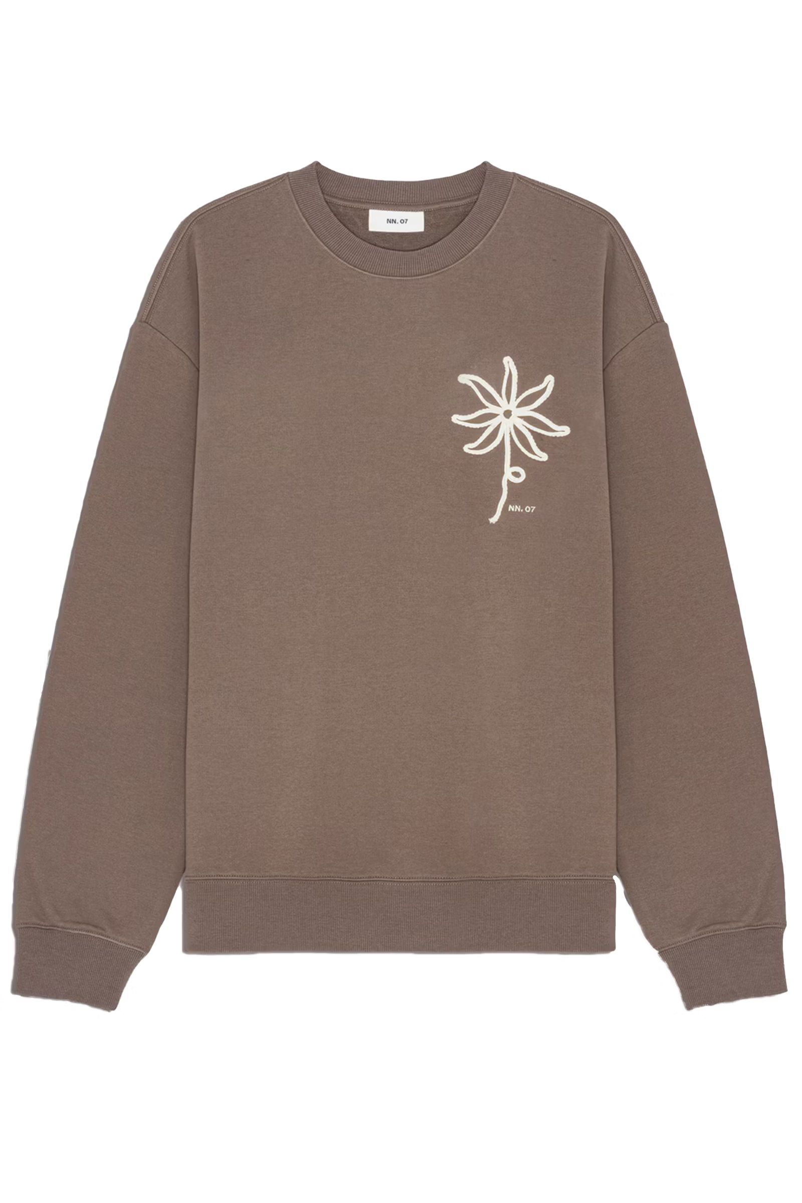 Heren overhemd lm casual bruin