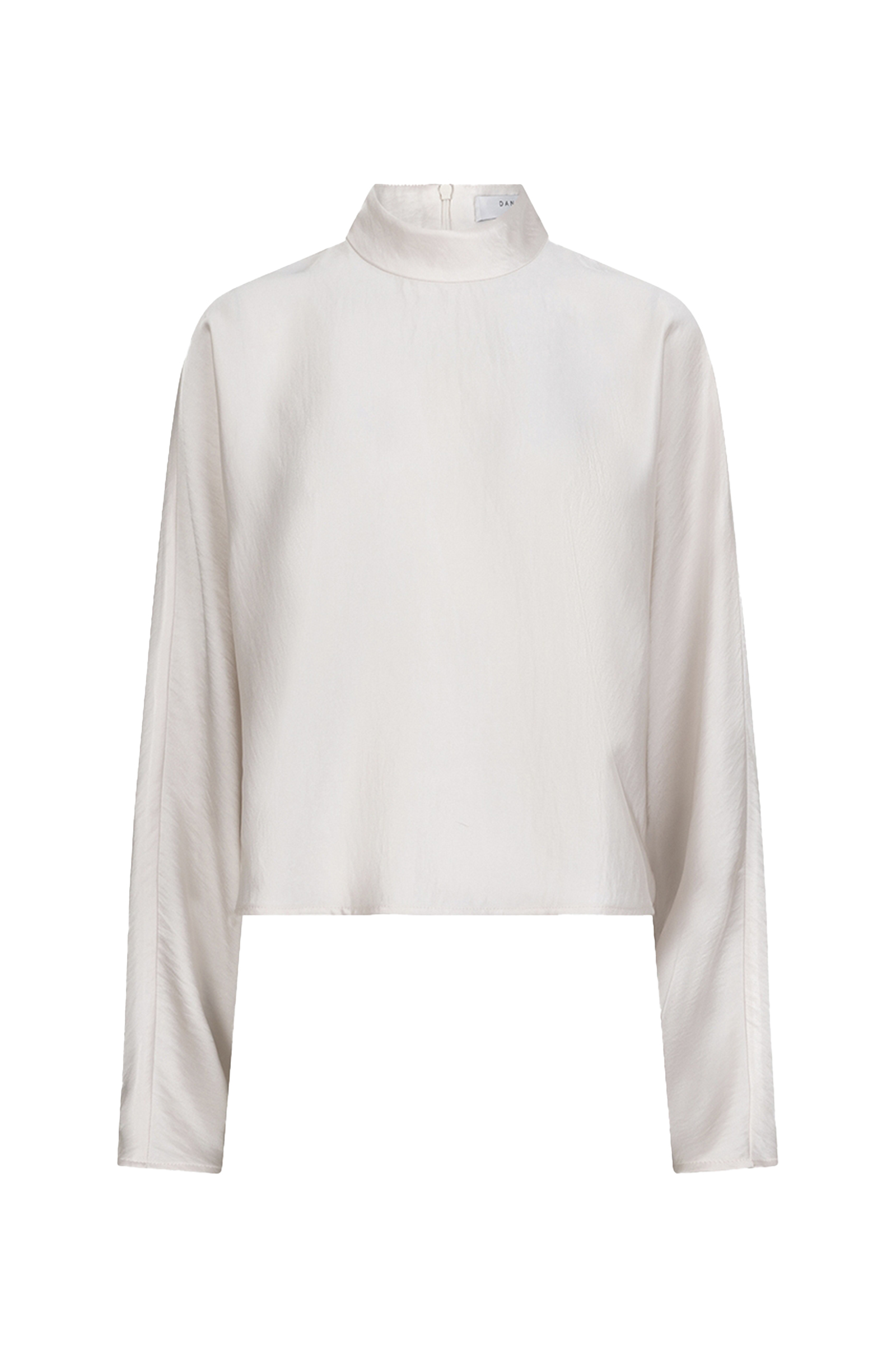 Dames blouse lange mouw ecru