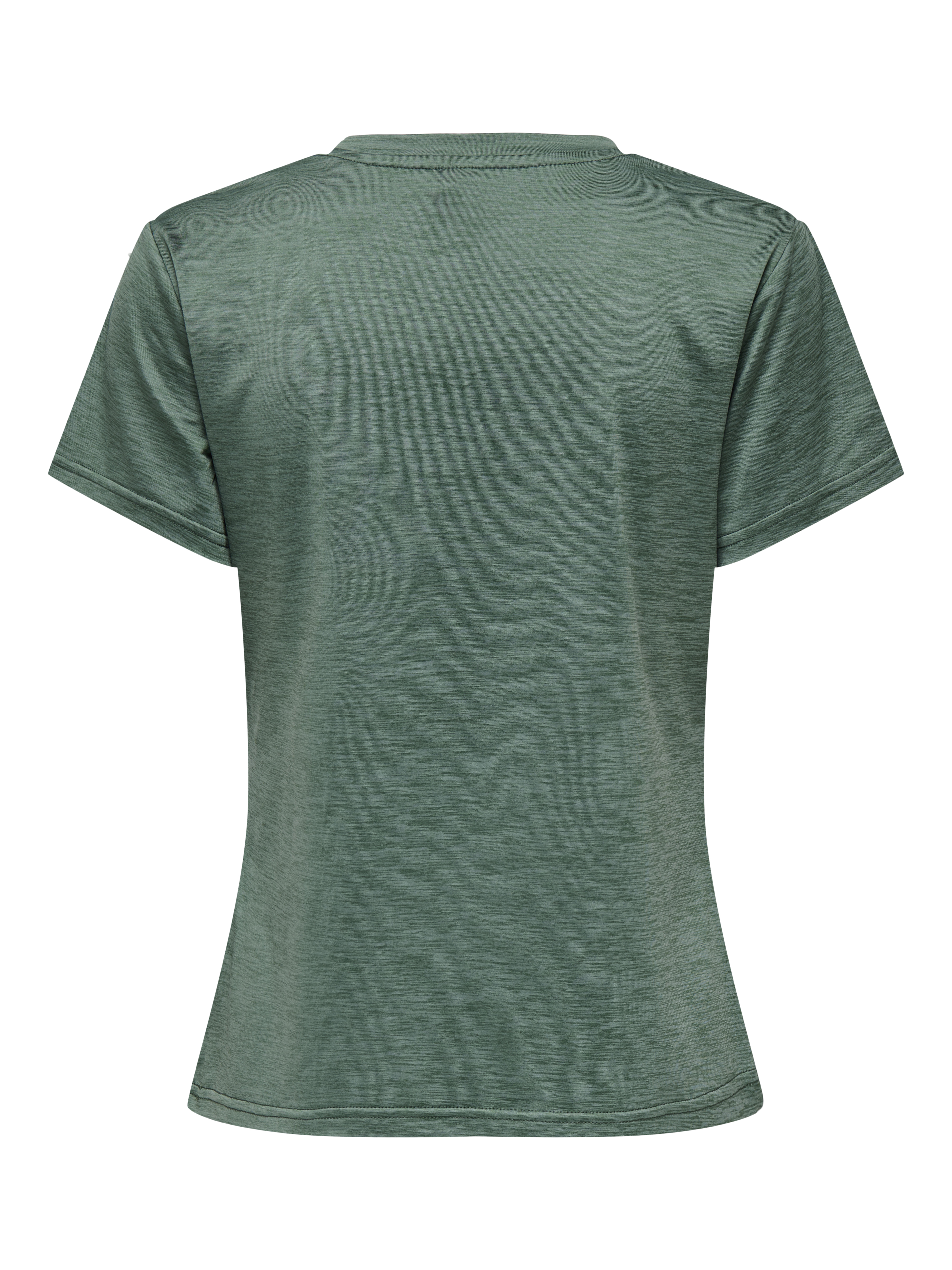 Fitness dames t-shirt km groen