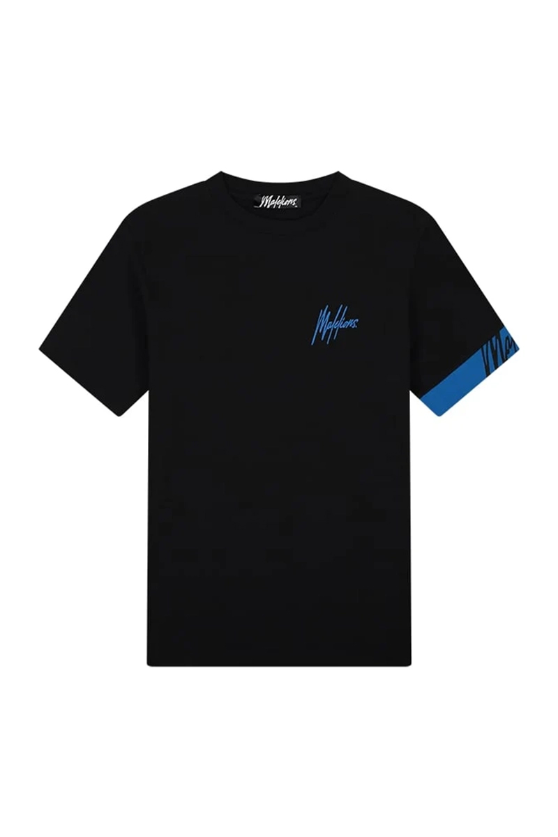 Malelions Captain T-Shirt 2.0 Zwart-1 1