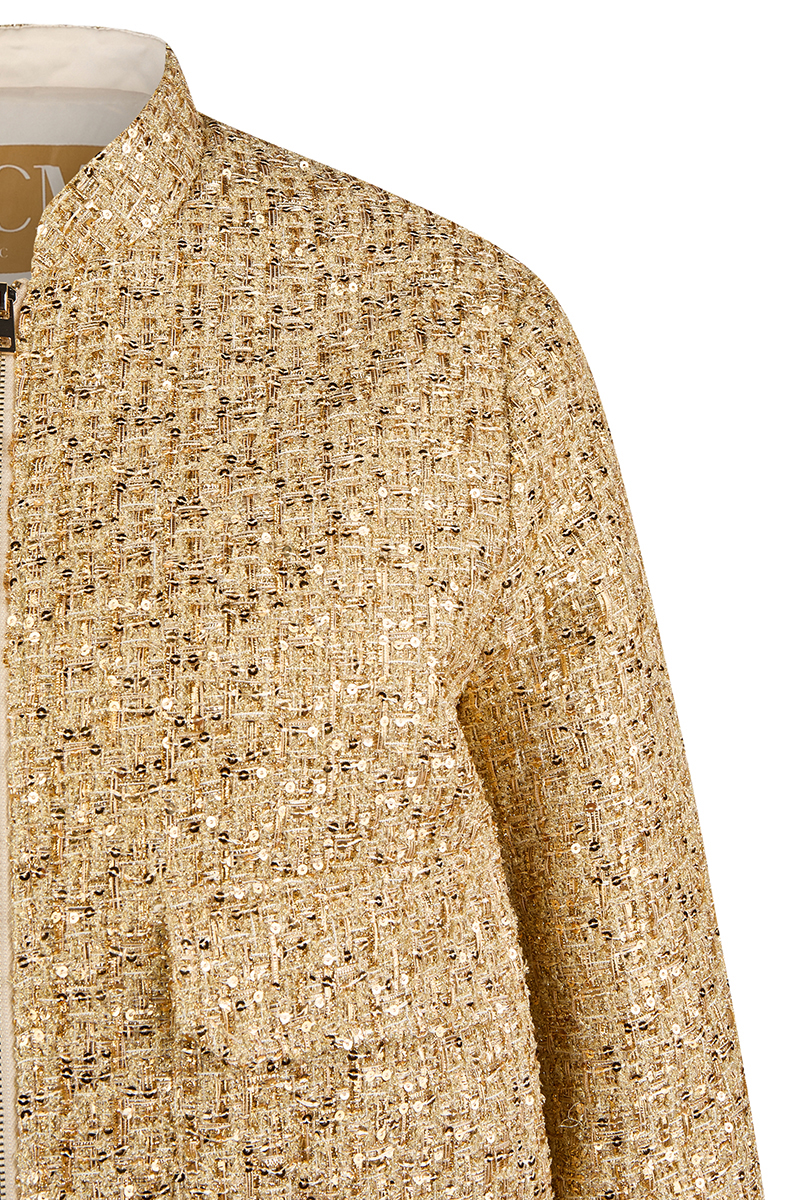 Dames blazer goud