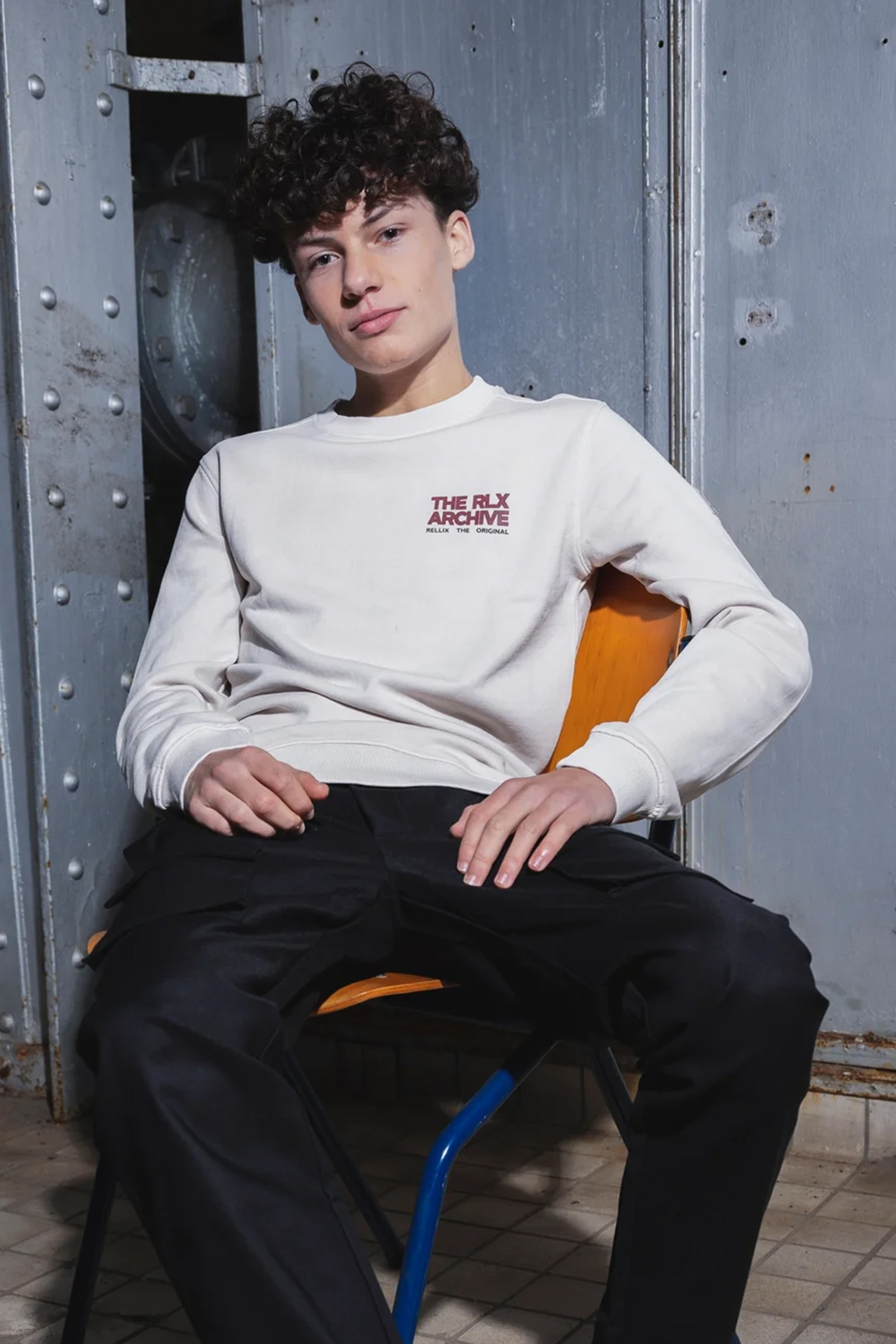 Jongens sweater bruin