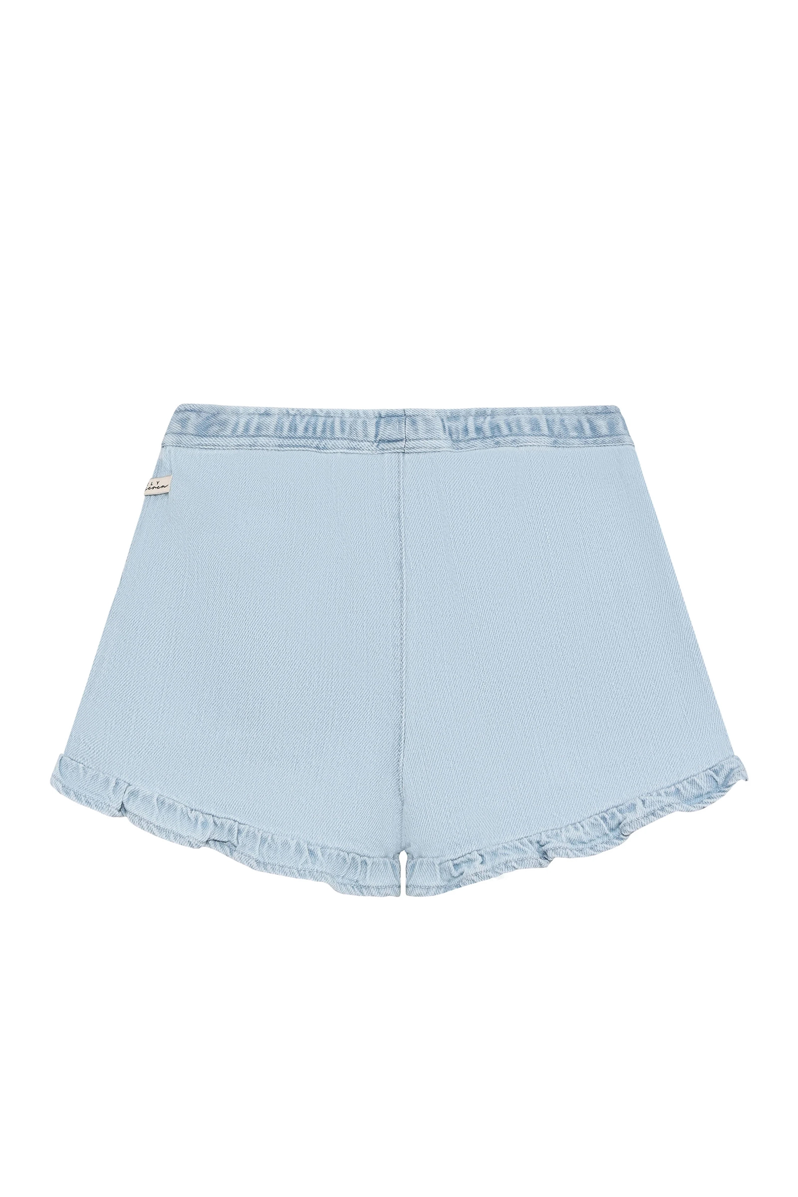 Meisjes short blauw