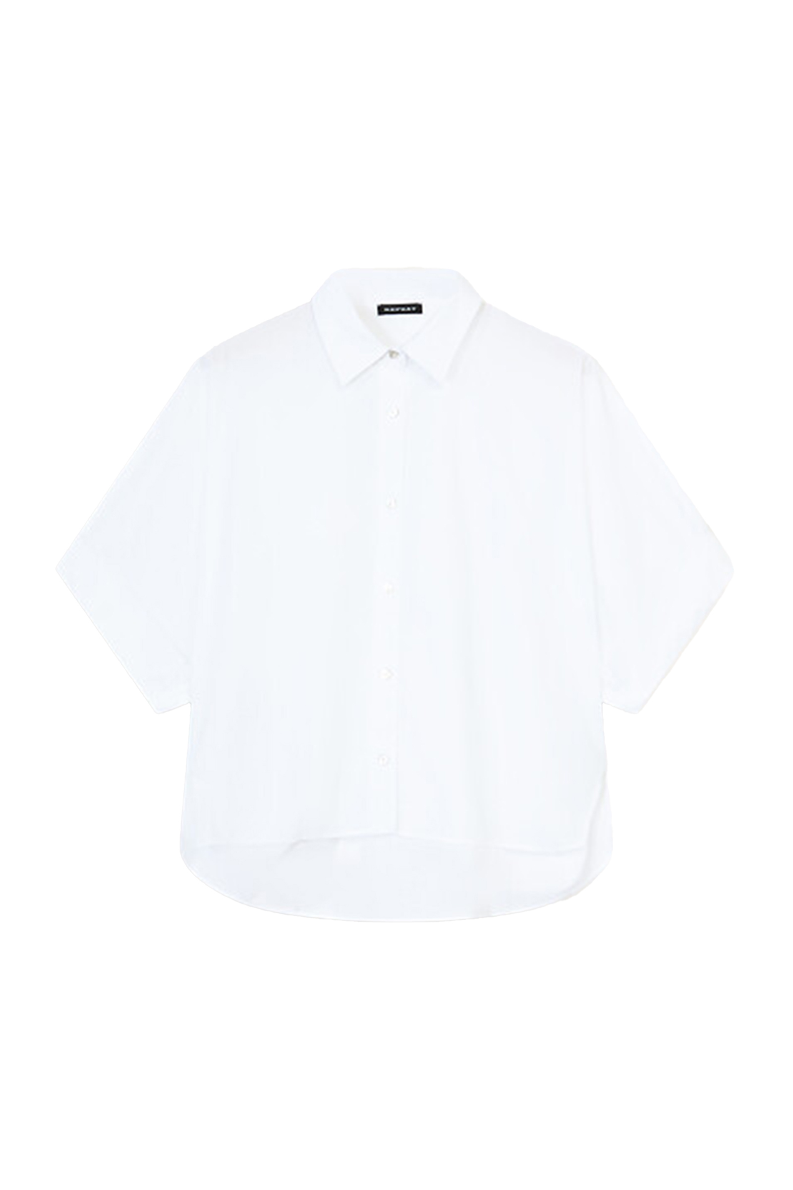 Dames blouse korte mouw wit